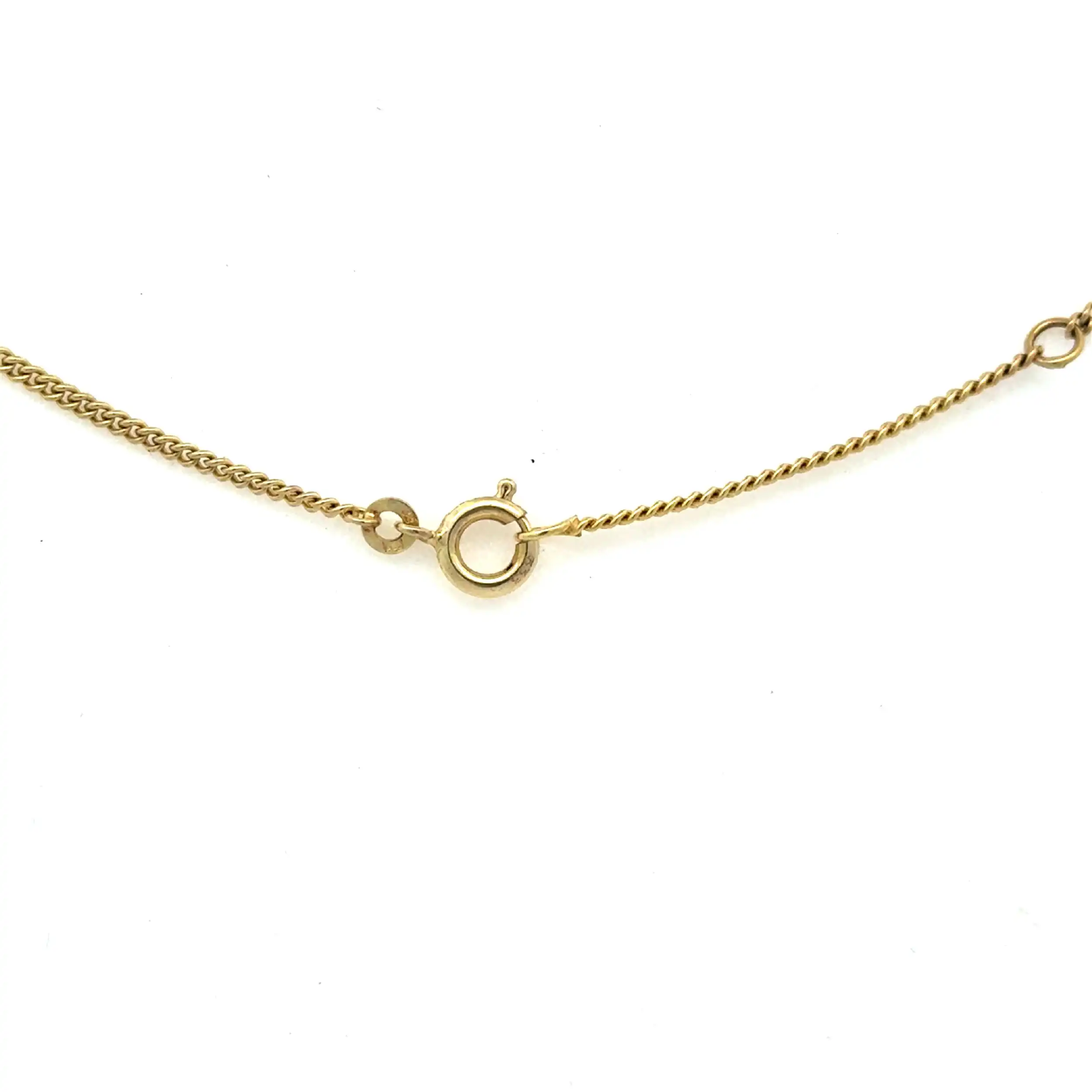 Collier Gelbgold mit Granat