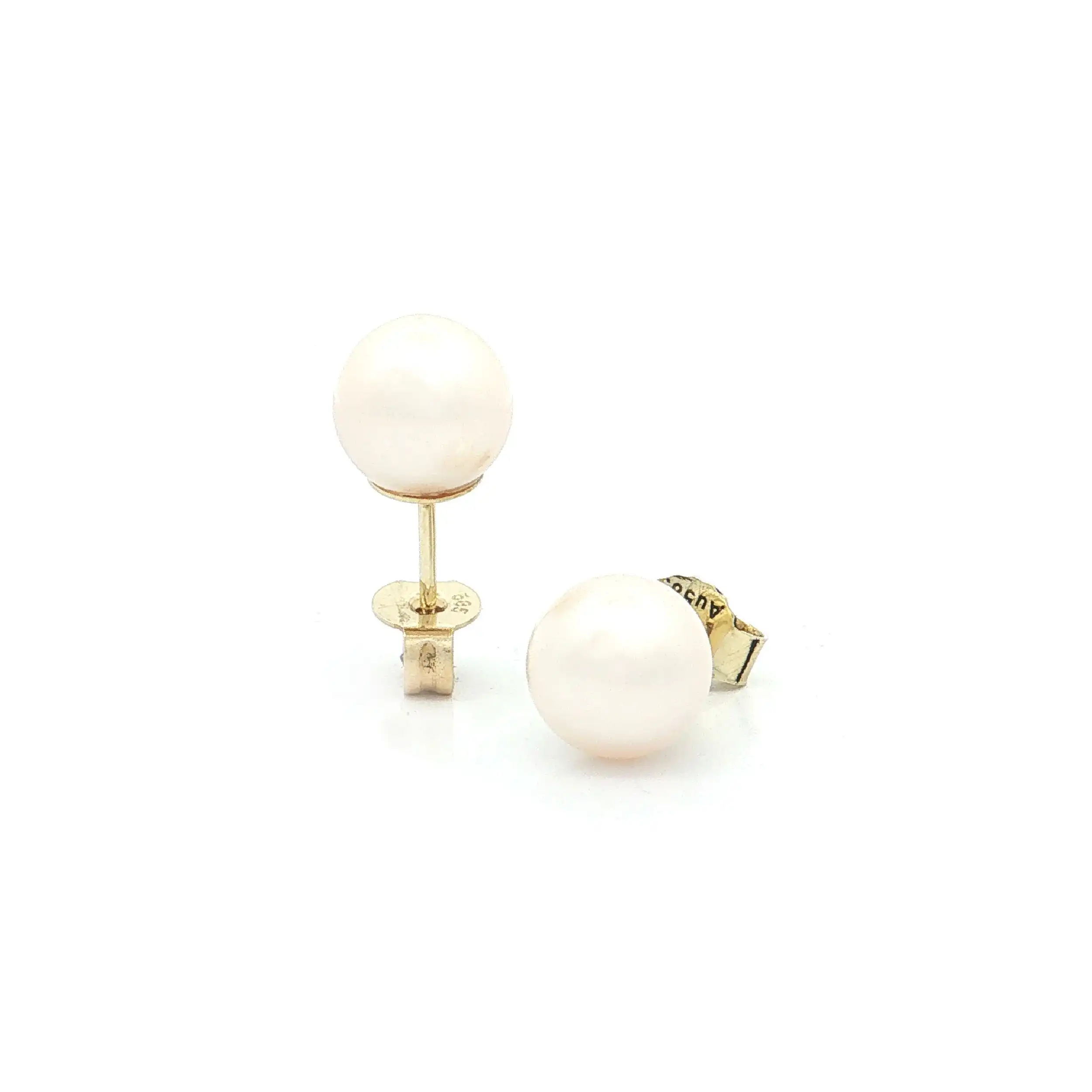 Ohrstecker Gelbgold mit Perle Ohrstecker Gelbgold mit Perle