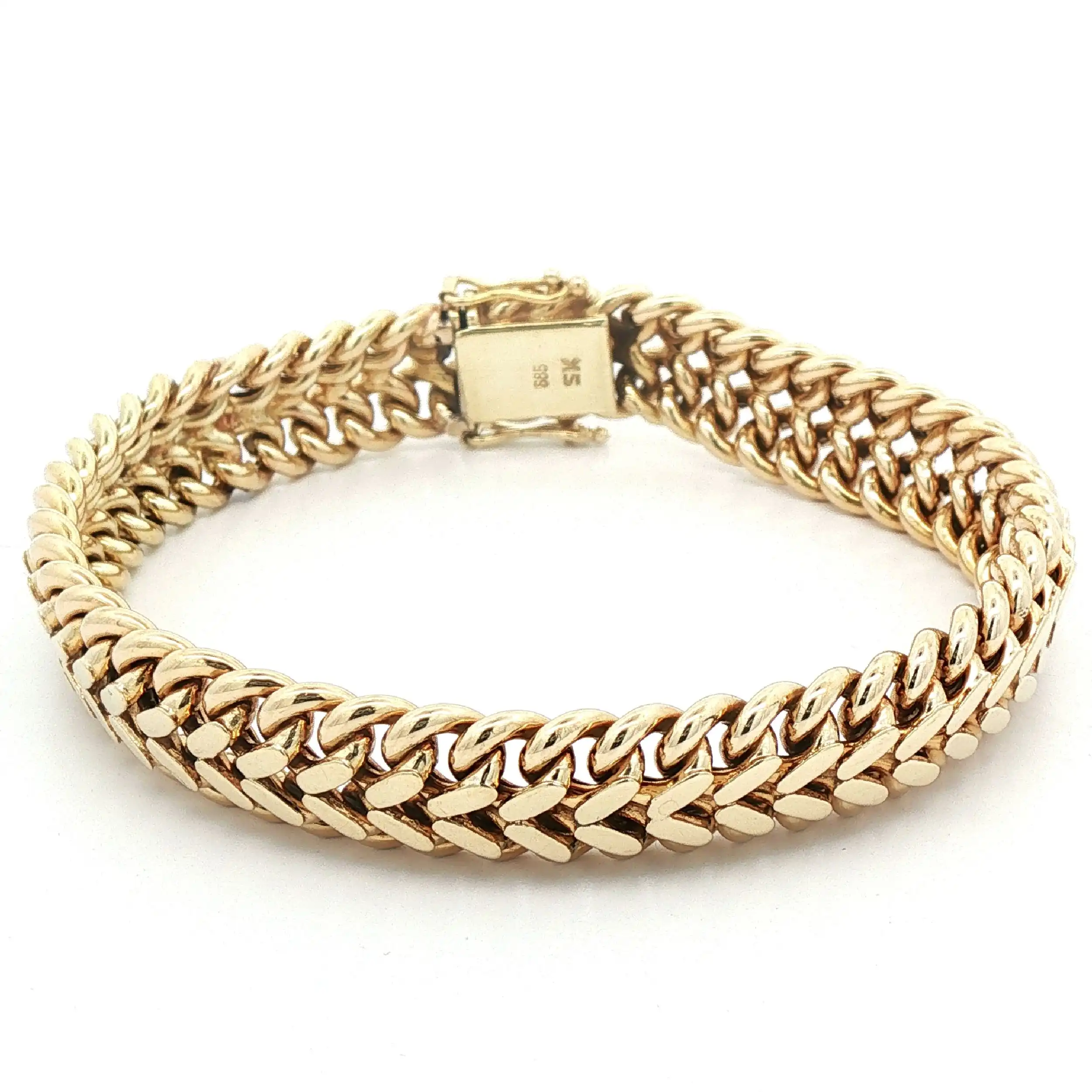 Panzerarmband Gelbgold Panzerarmband Gelbgold