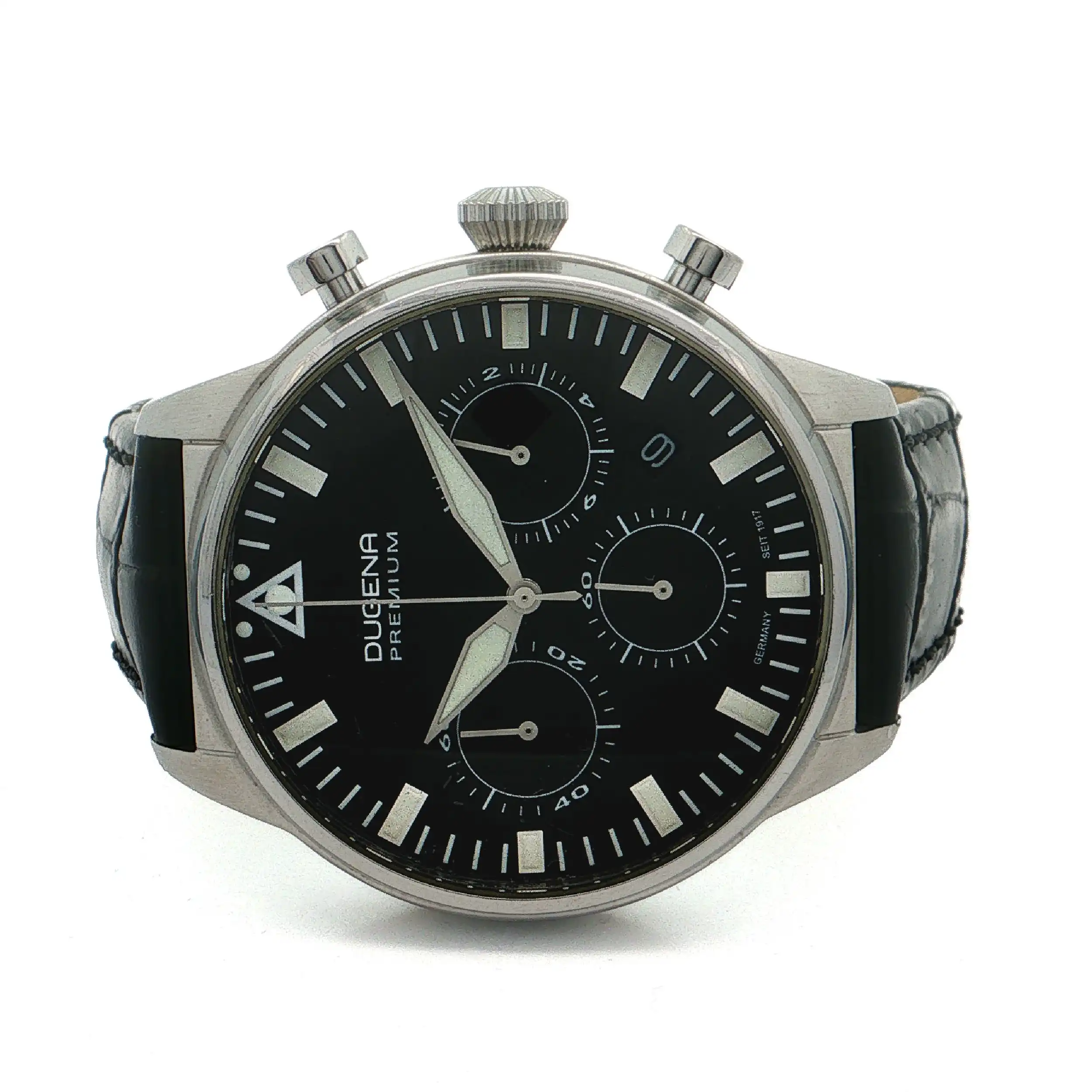 Herrenuhr Dugena Cockpit Chrono 43mm Ref. 7000179