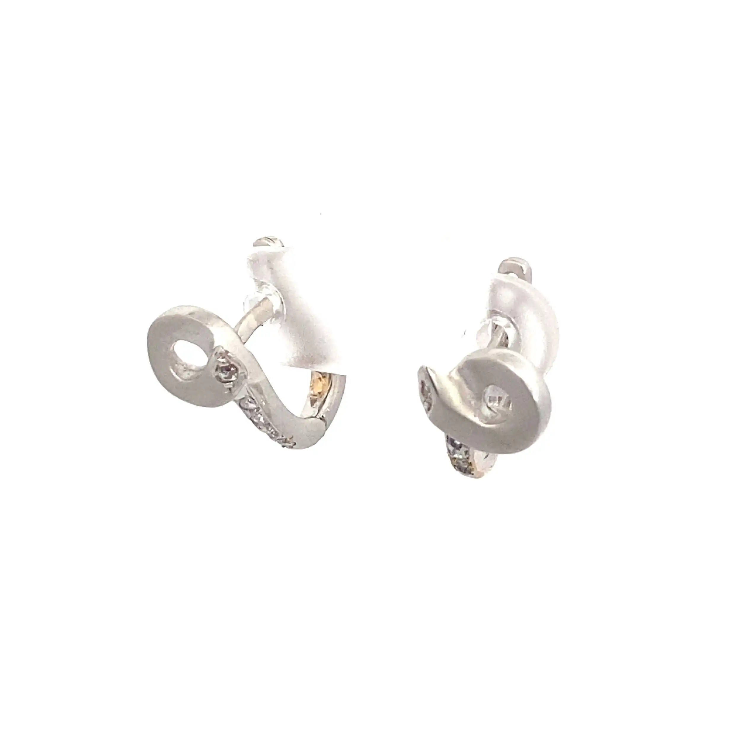 Ohrringe Weißgold mit Zirkonia Ohrringe Weißgold mit Zirkonia