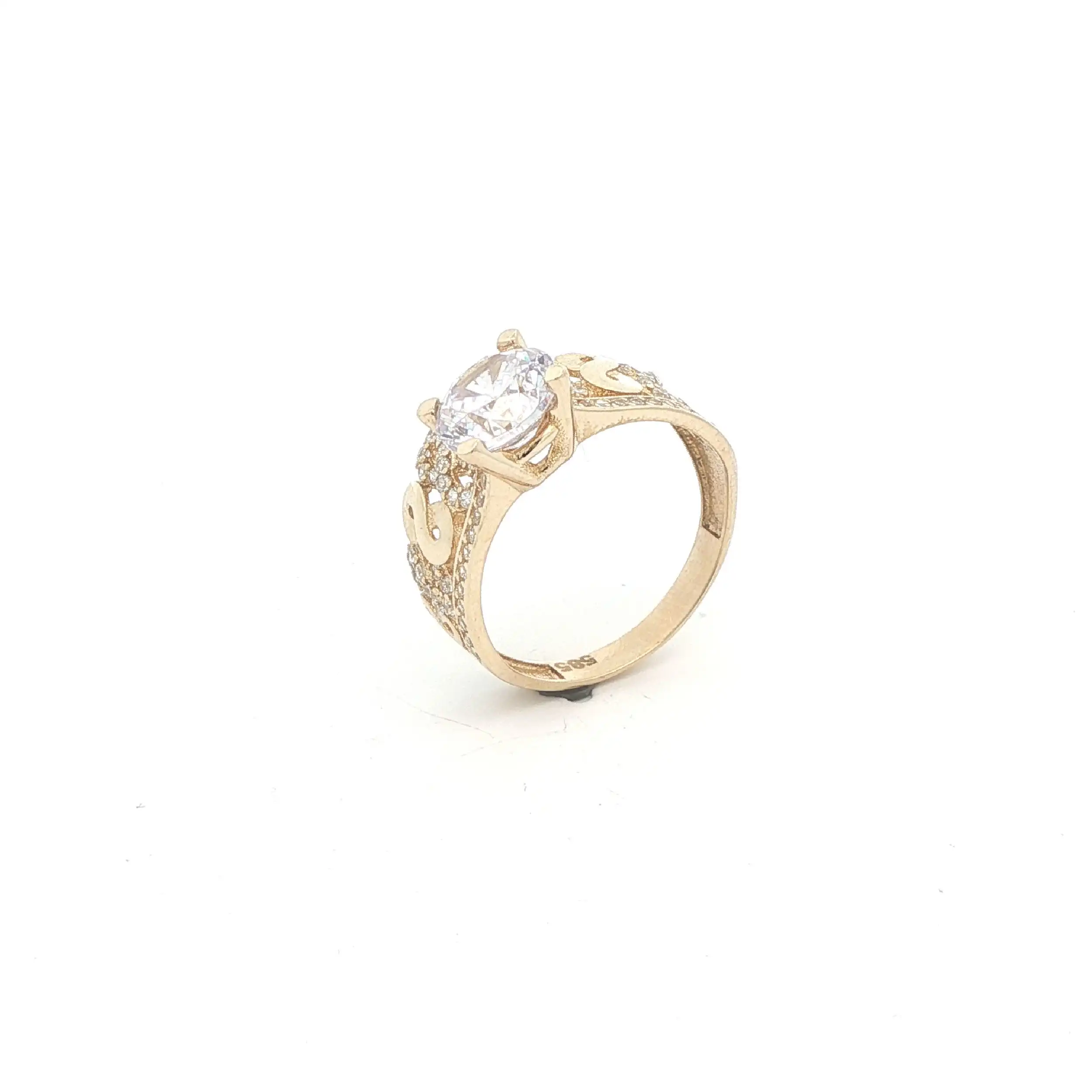 Ring Gelbgold mit Zirkonia Ring Gelbgold mit Zirkonia