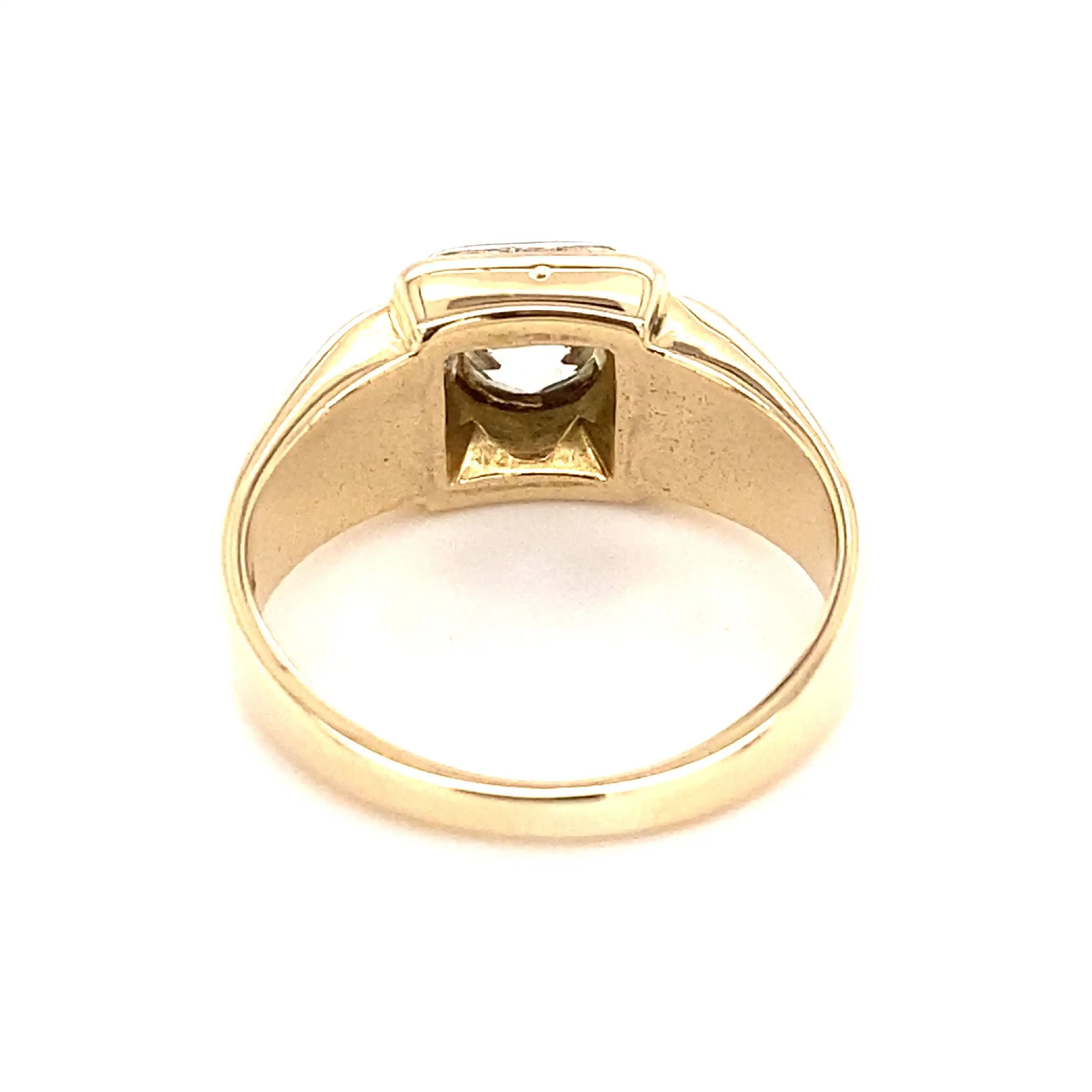 Ring Gelbgold mit Altschliff-Diamant Ring Gelbgold mit Altschliff-Diamant