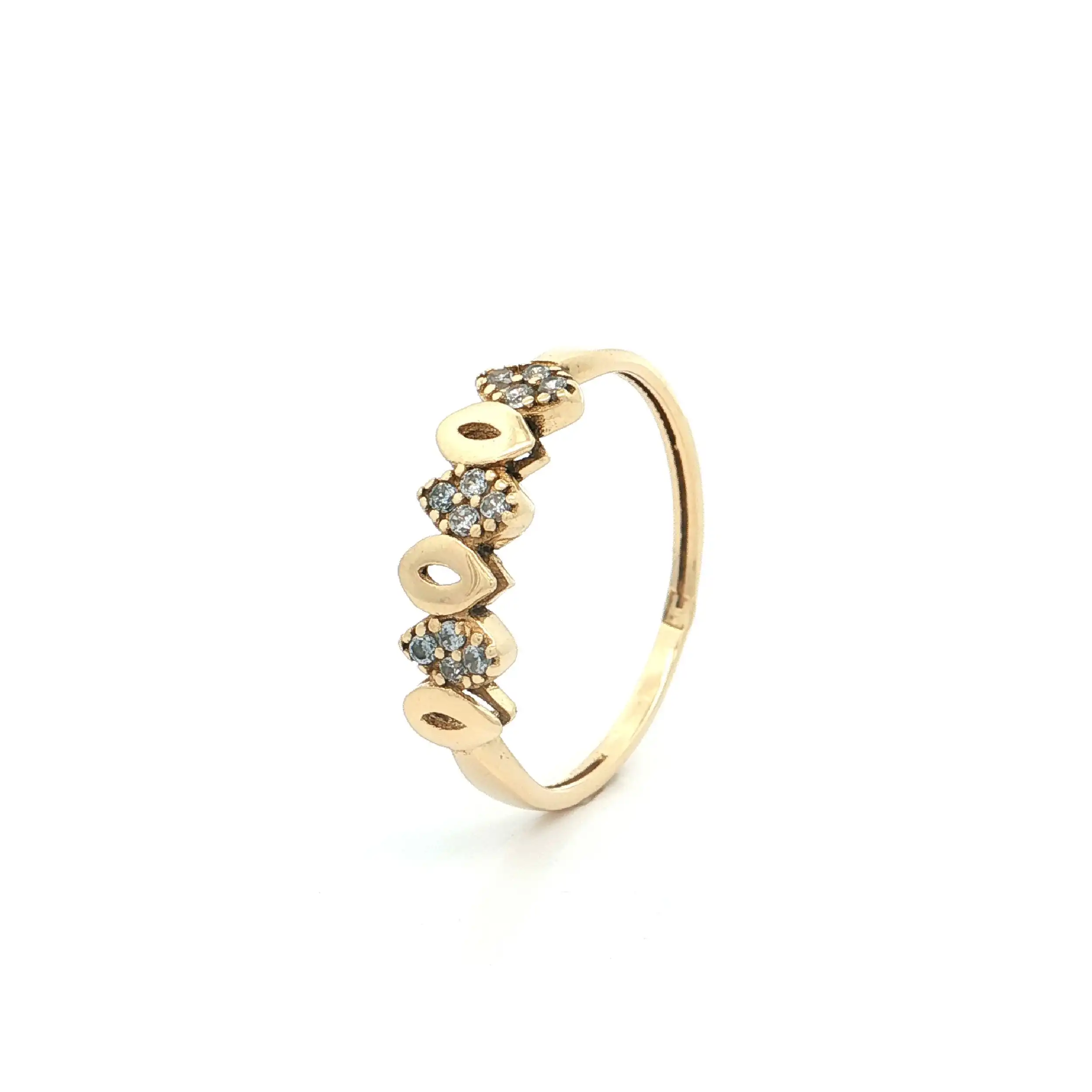 Ring Gelbgold mit Zirkonia Ring Gelbgold mit Zirkonia