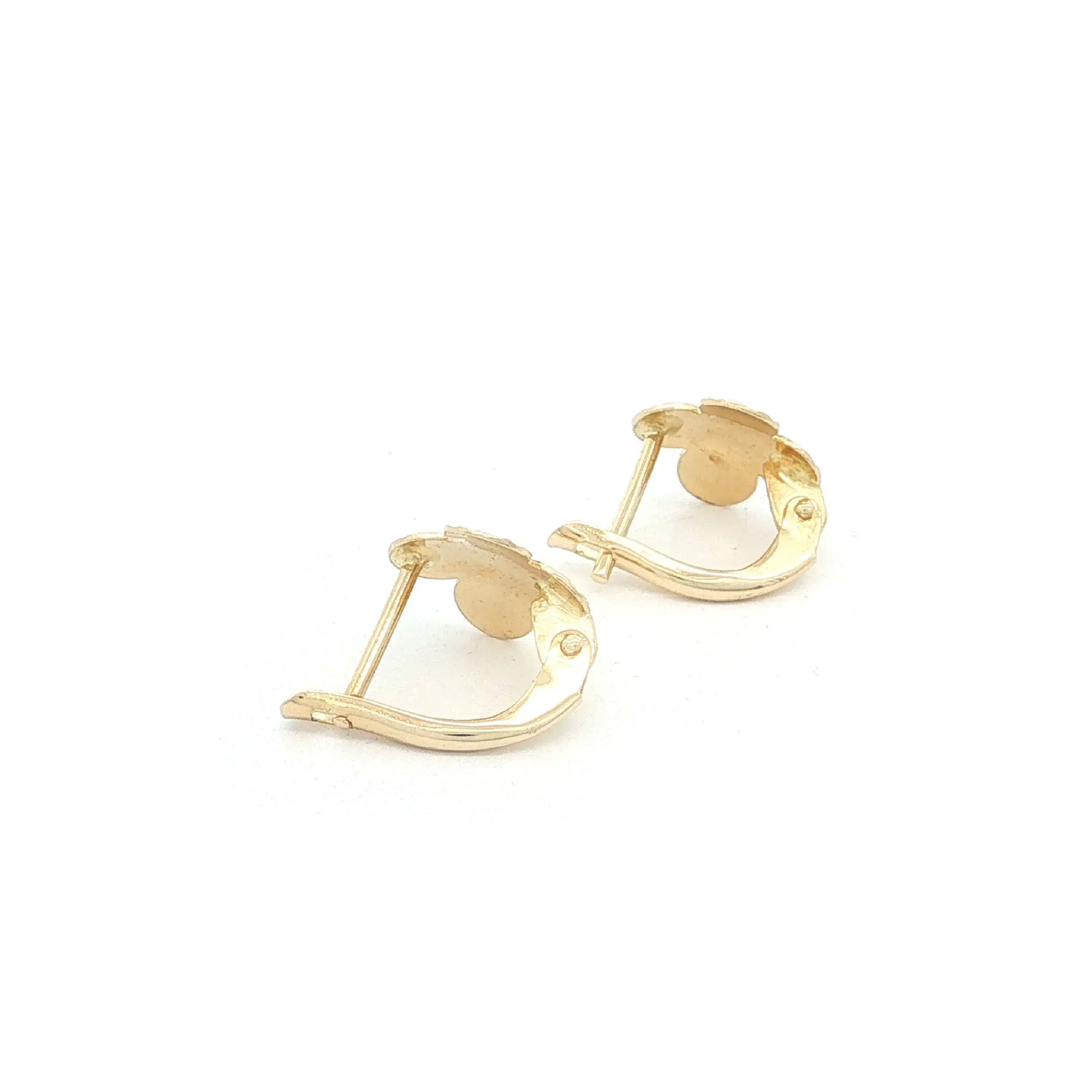 Ohrclips Gelbgold "Blume"
