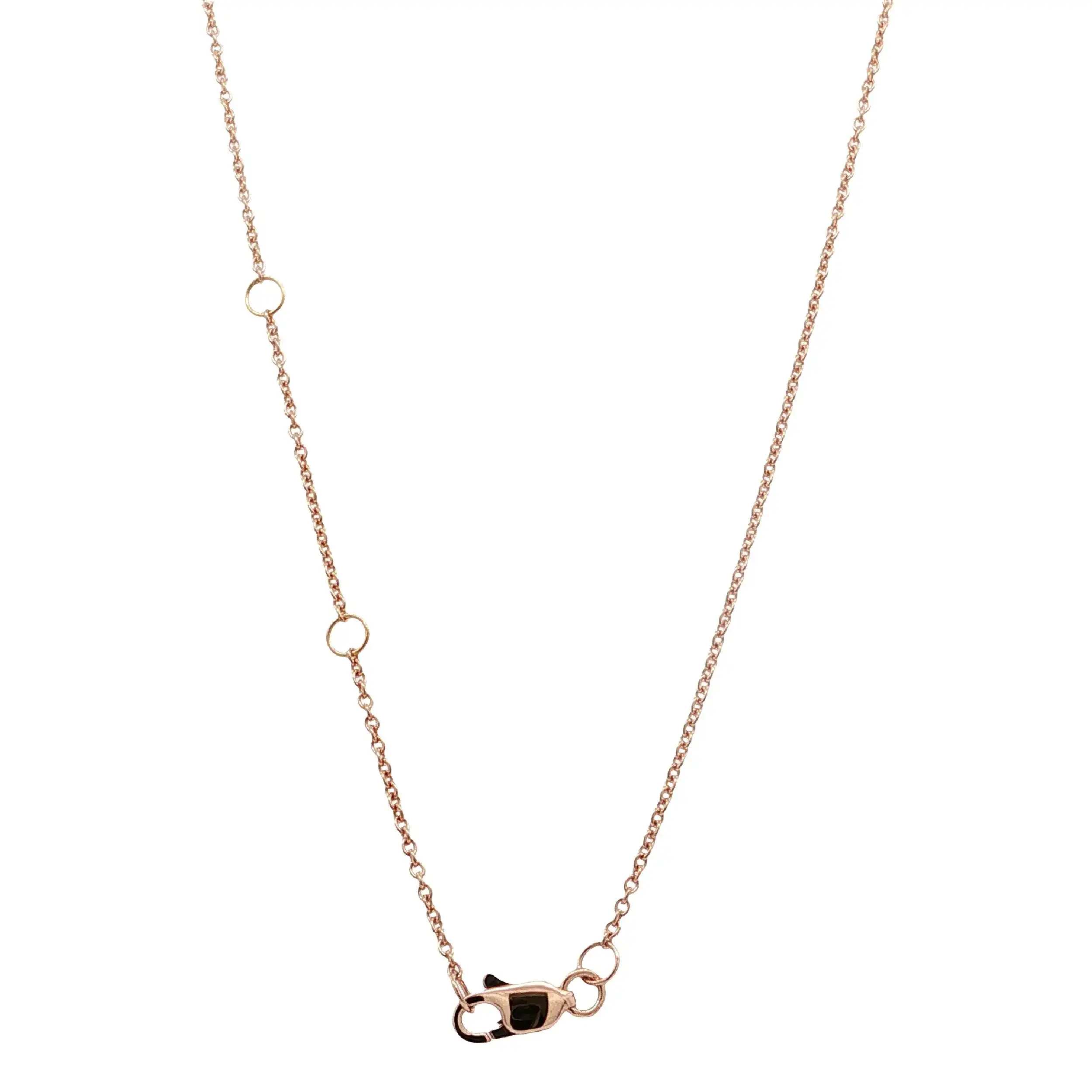 Collier Roségold "Kreis" mit Brillanten 0,30ct. TW/SI Collier Roségold "Kreis" mit Brillanten 0,30ct. TW/SI