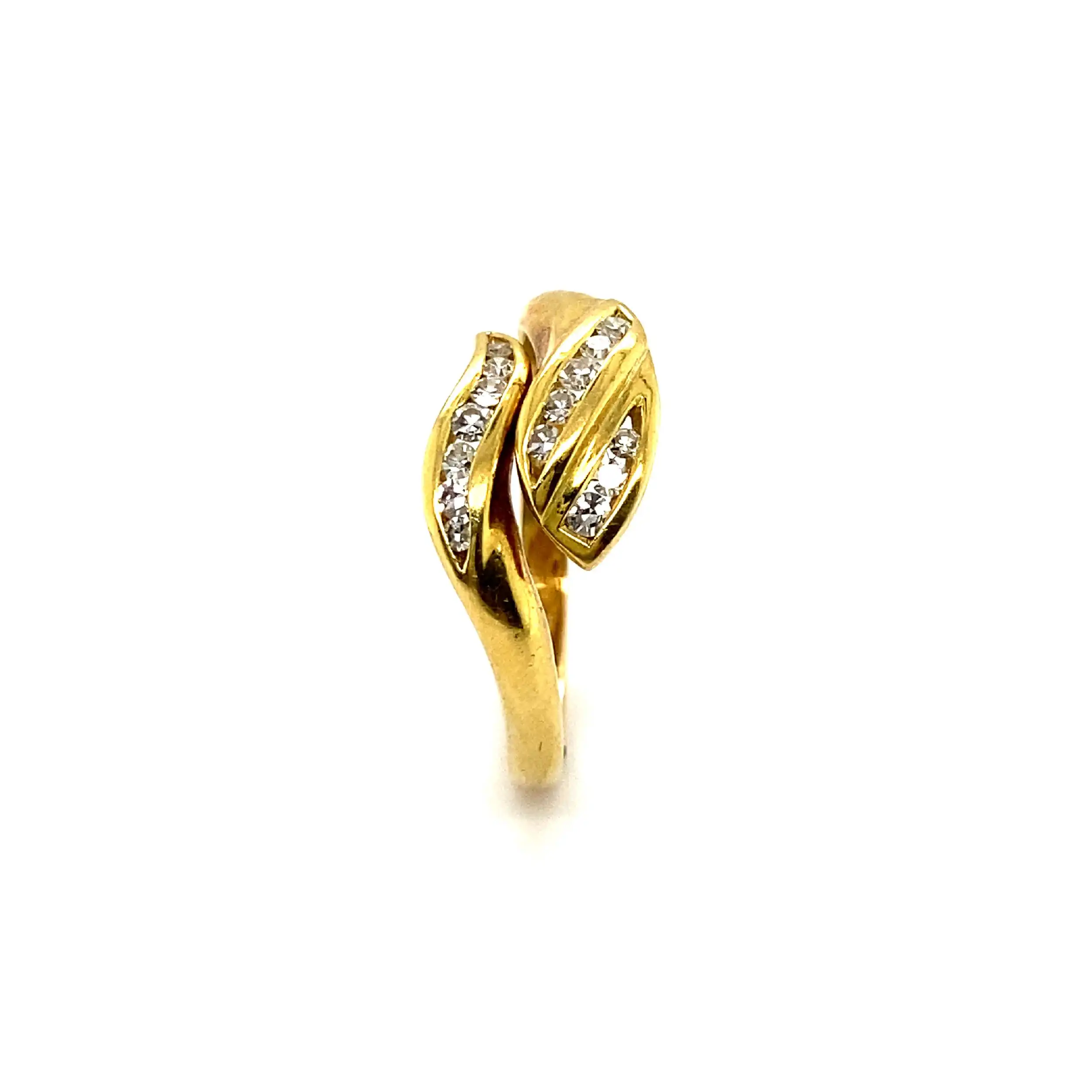 Ring Gelbgold mit Diamanten Ring Gelbgold mit Diamanten