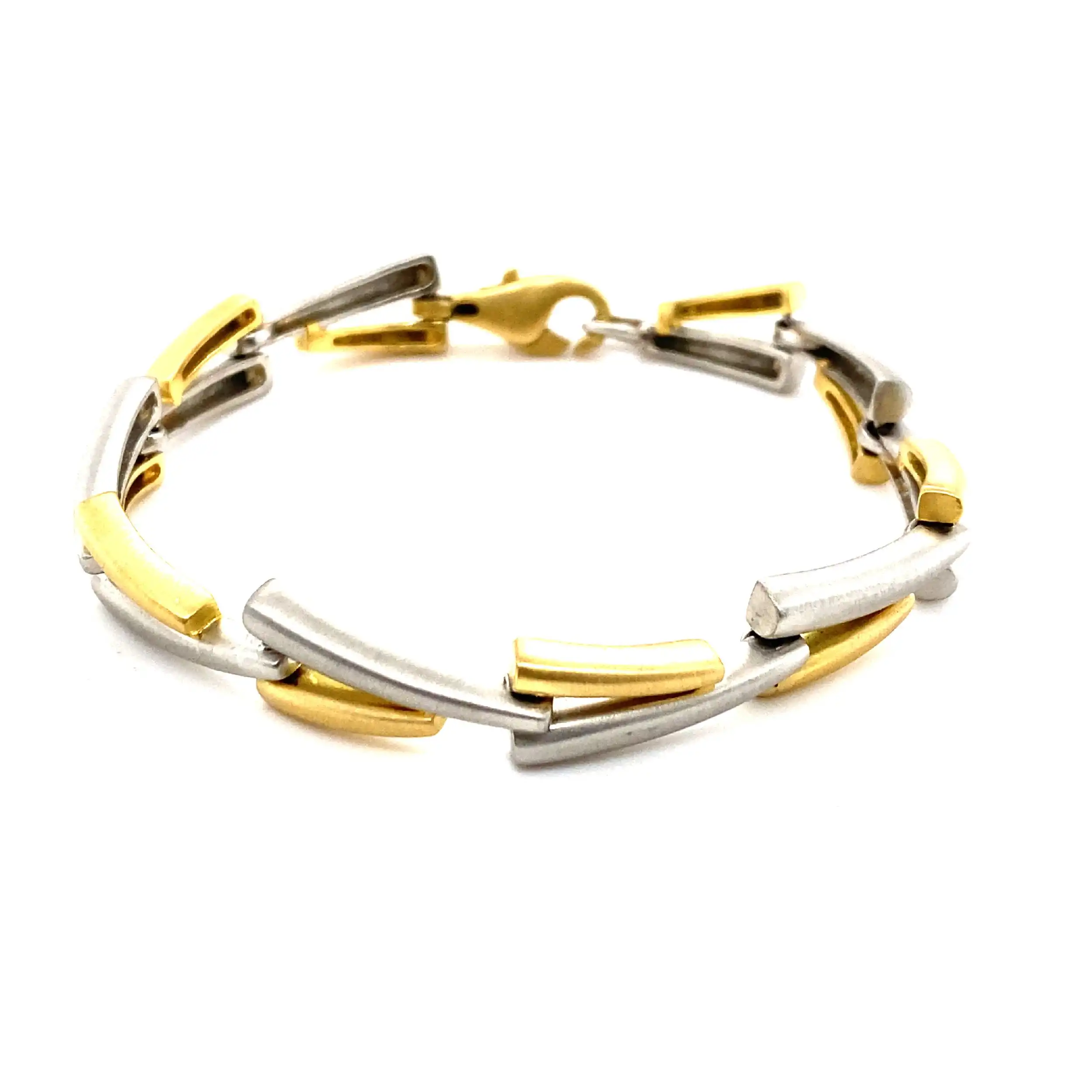 Armband Bicolor Gelbgold/Platin Armband Bicolor Gelbgold/Platin
