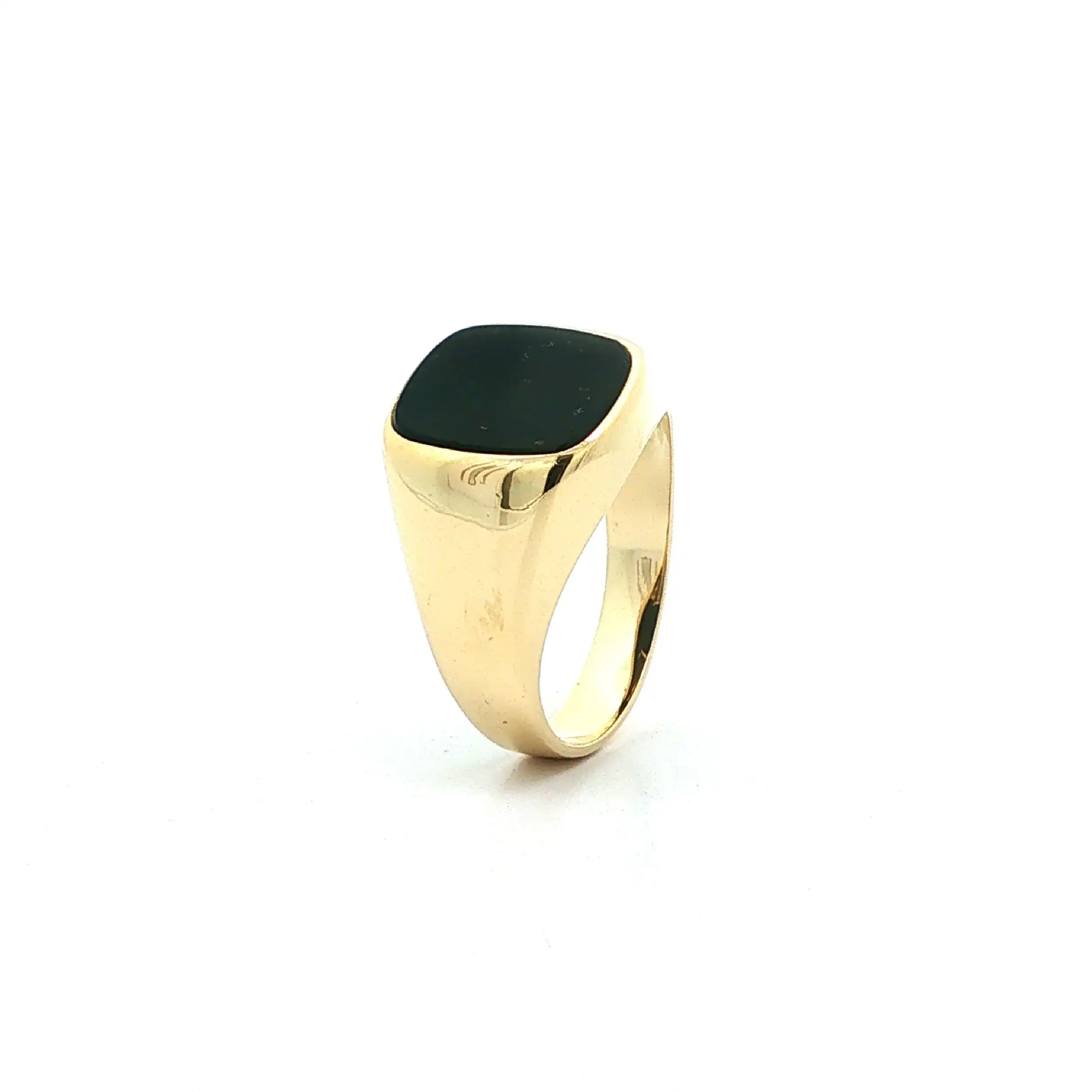 Ring Gelbgold mit Blutjaspis