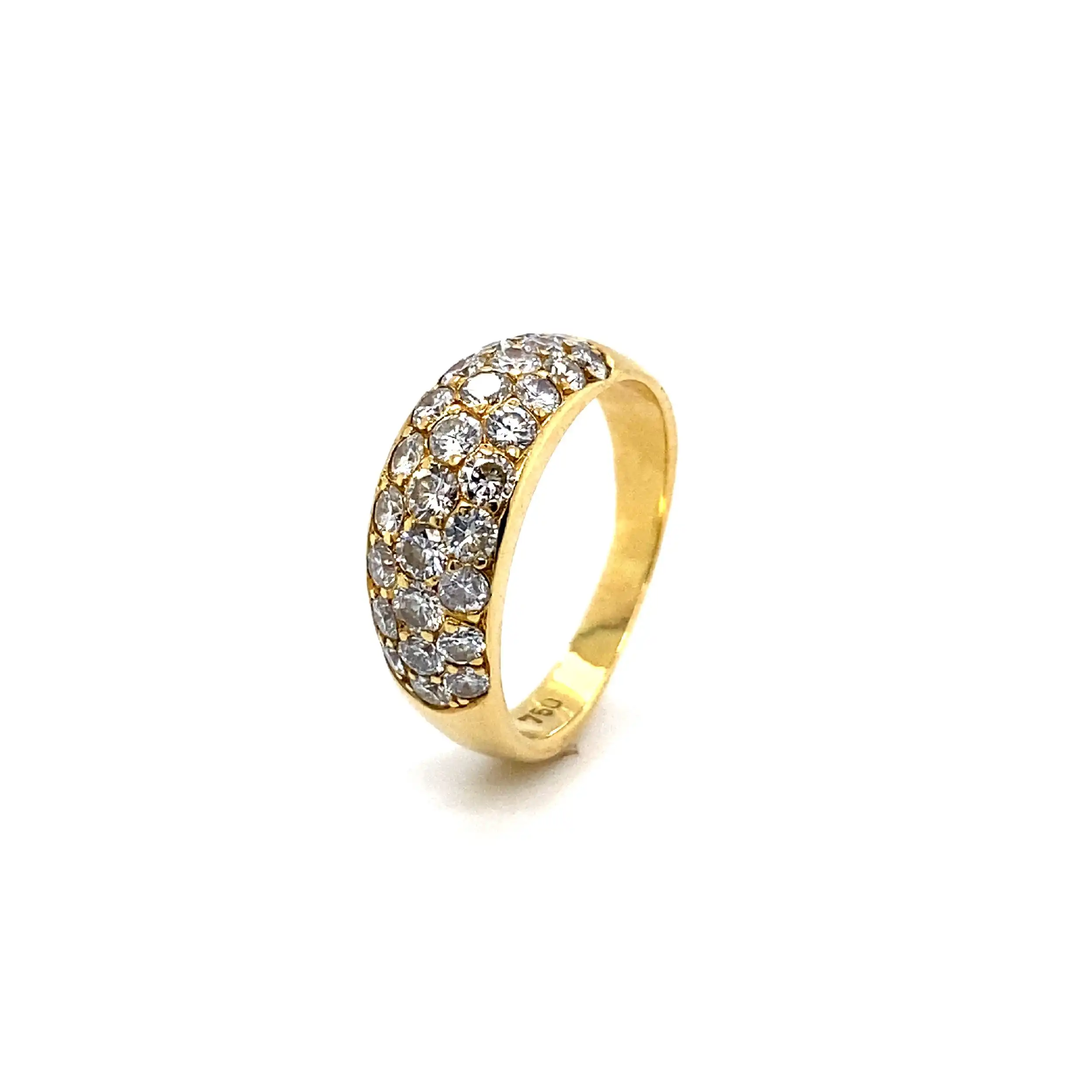 Ring Gelbgold mit Brillanten Ring Gelbgold mit Brillanten
