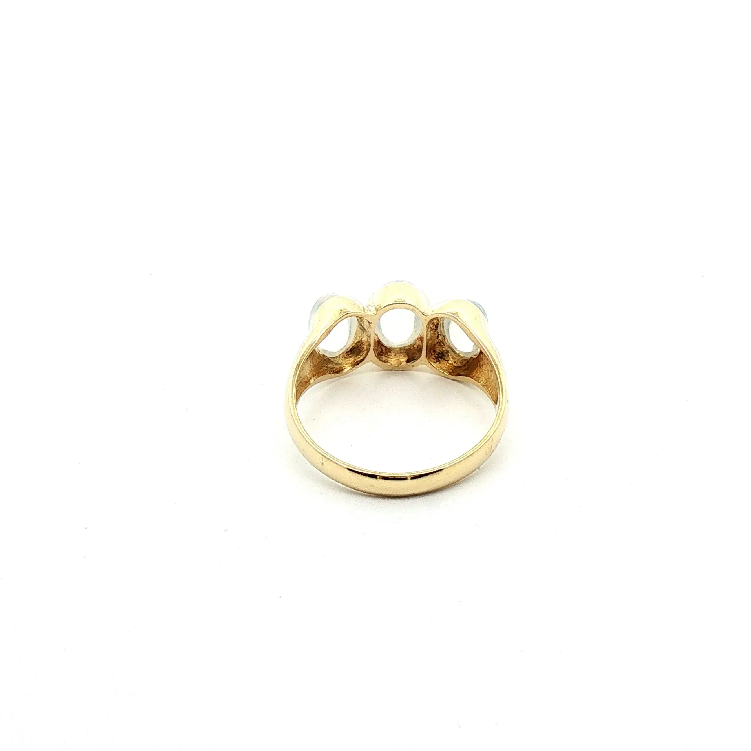 Ring Gelbgold mit Mondsteinen Ring Gelbgold mit Mondsteinen