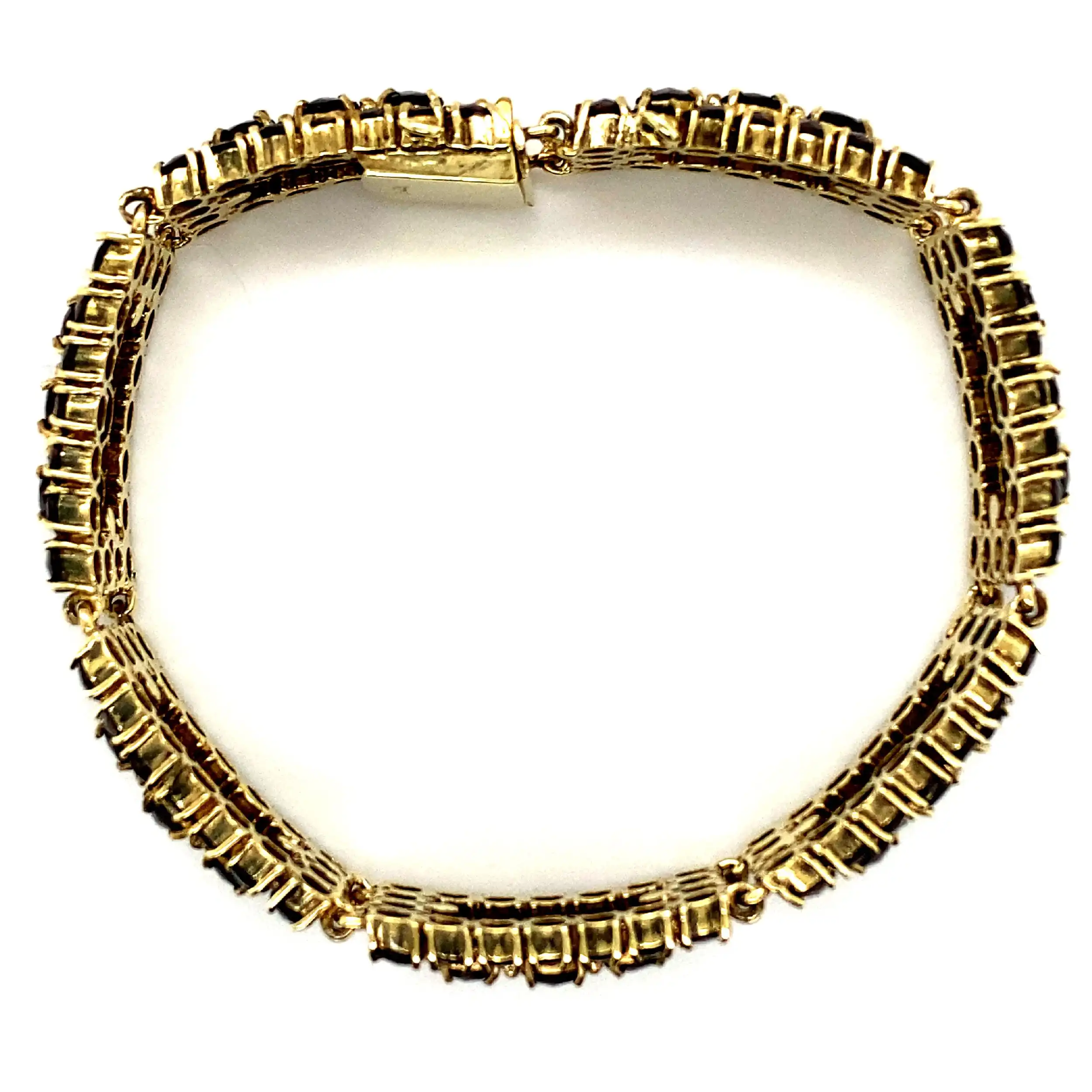 Armband Gelbgold mit Granat