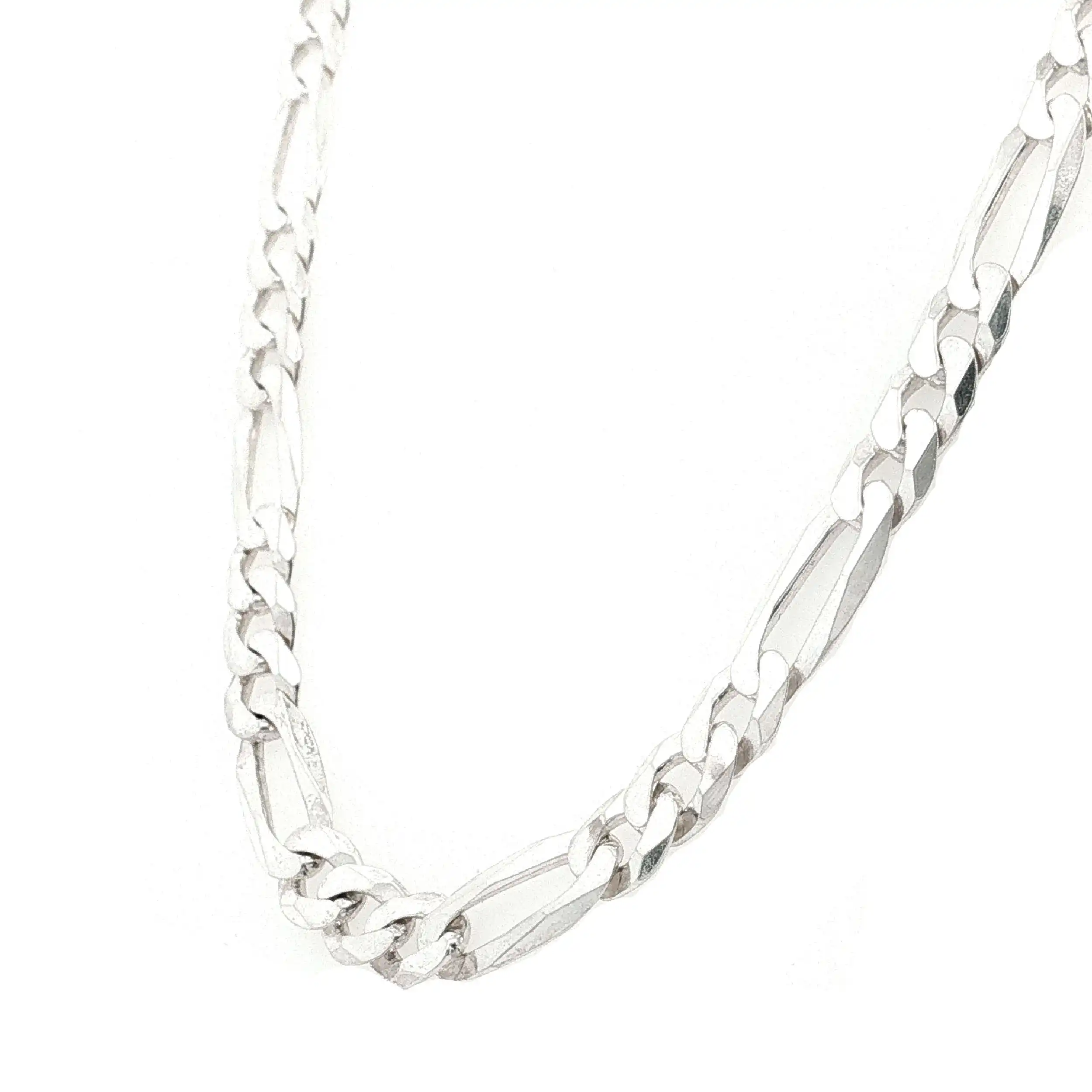 Figarokette Silber