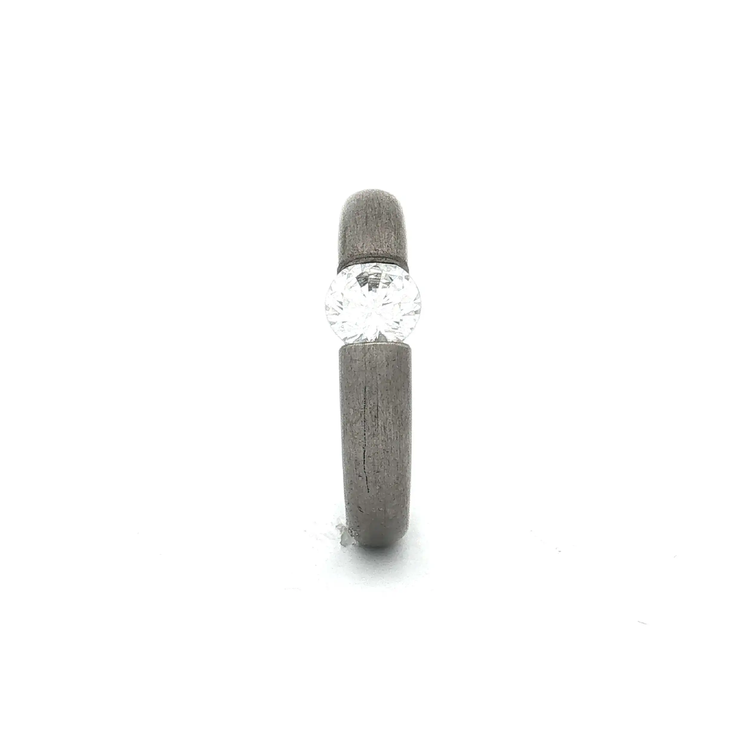 Spannring Silber Niessing "Musterring" mit Zirkonia Spannring Silber Niessing "Musterring" mit Zirkonia