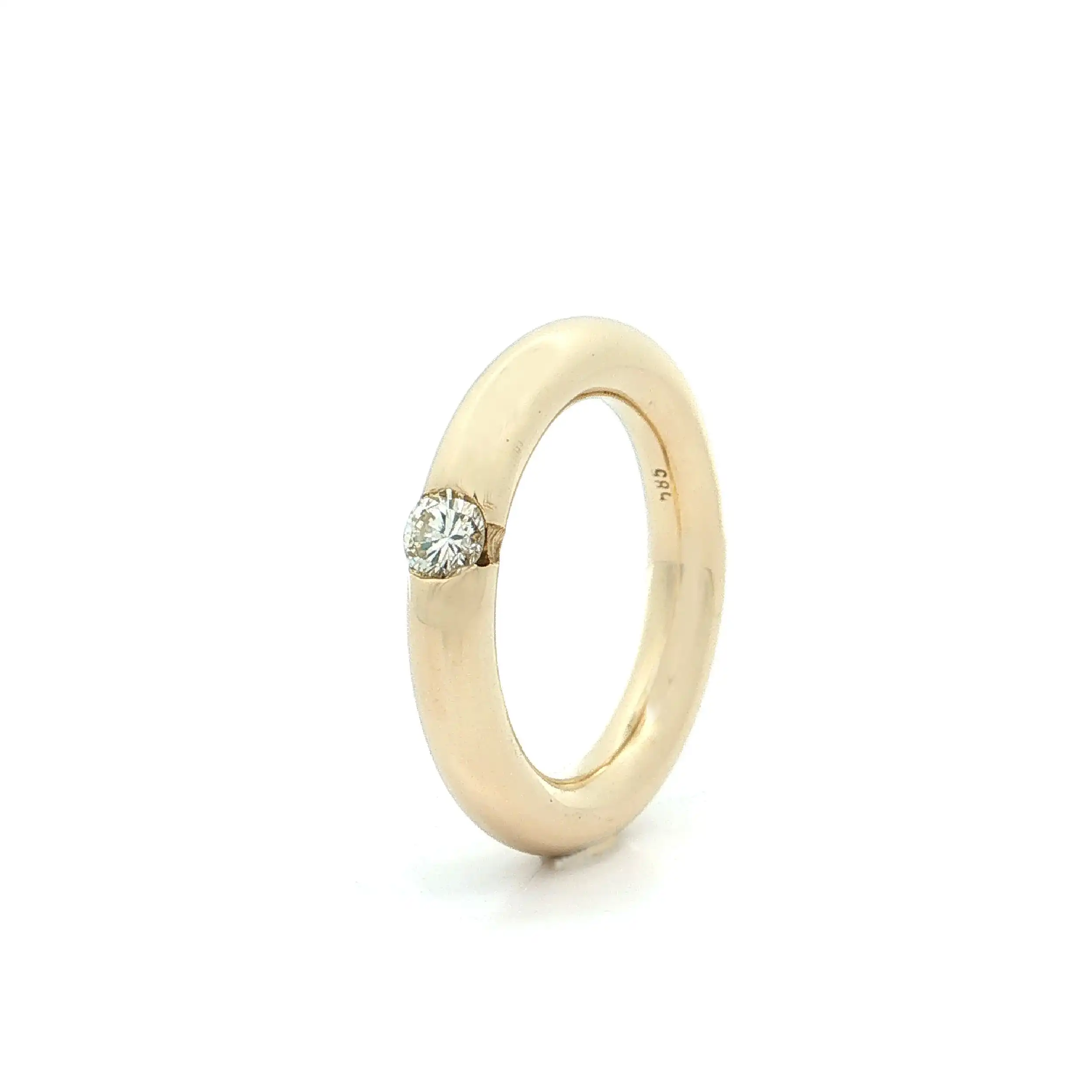 Ring Gelbgold mit Brillant Ring Gelbgold mit Brillant