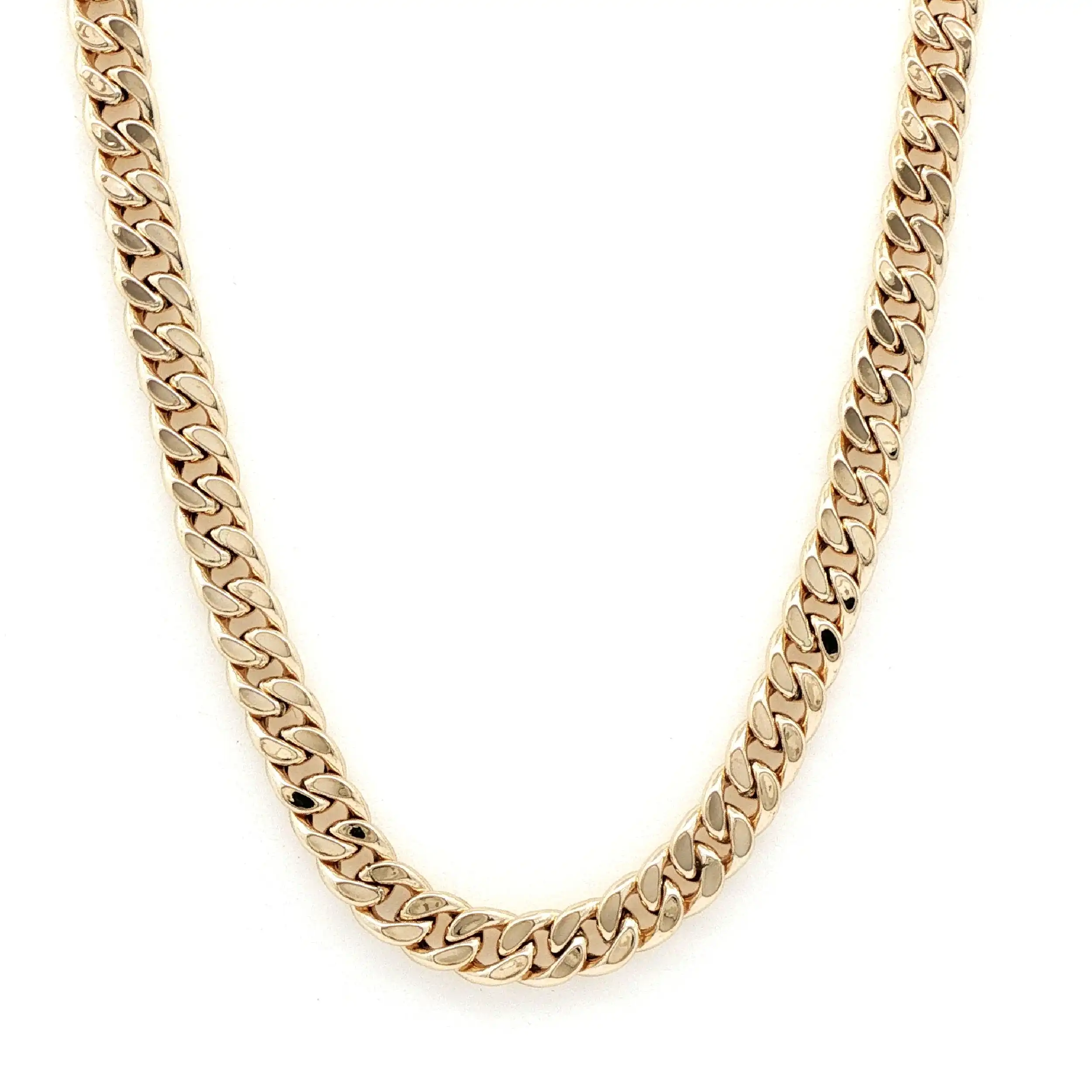 Panzerkette Gelbgold halbmassiv Panzerkette Gelbgold halbmassiv