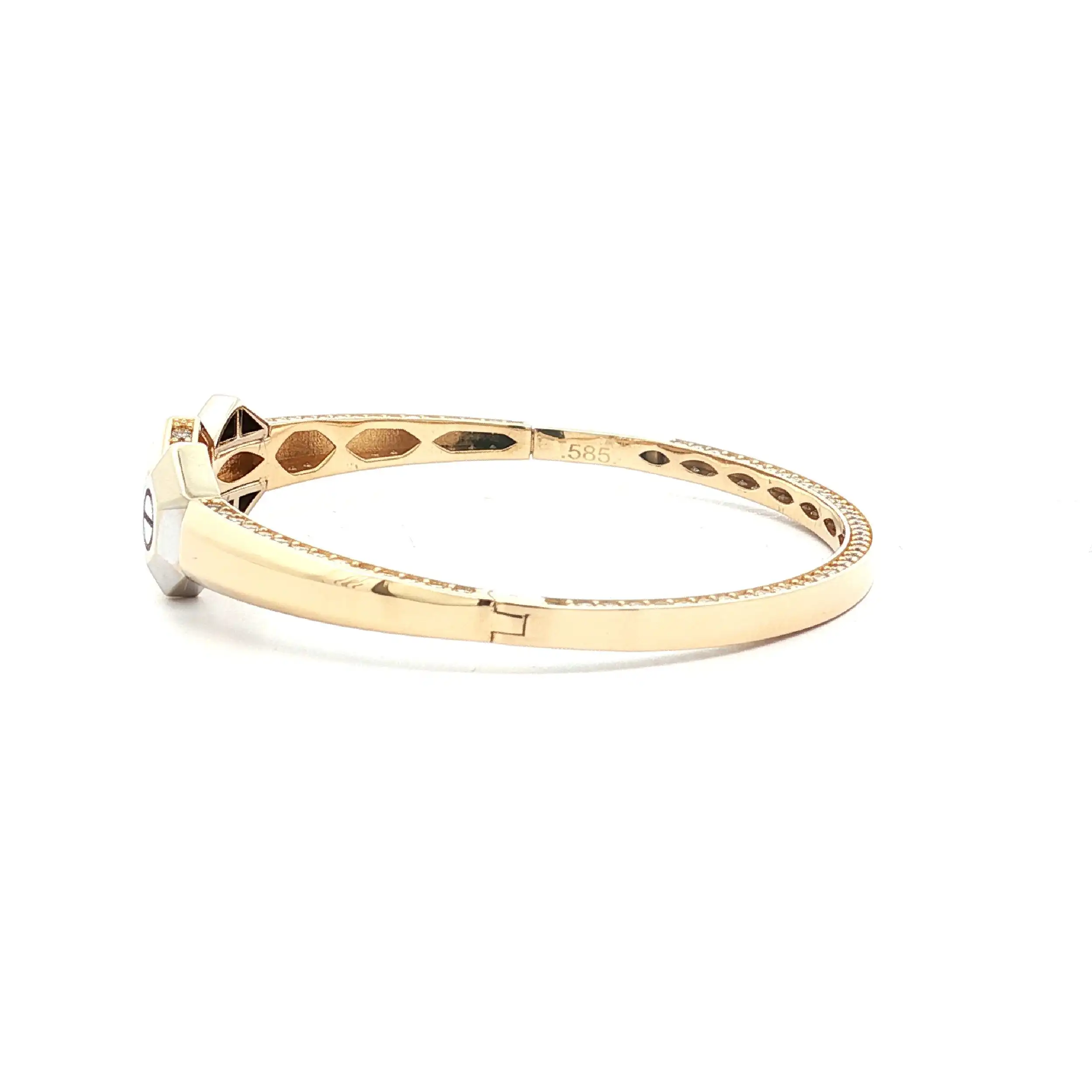 Armreif Bicolor mit Zirkonia