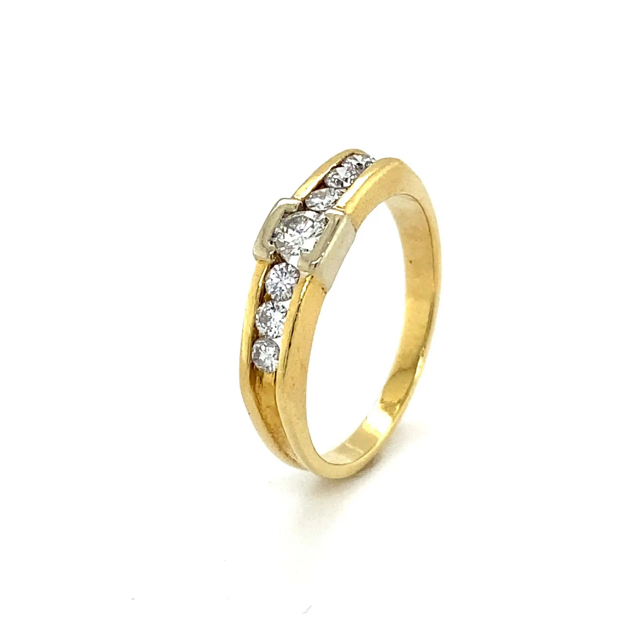 Ring Bicolor mit Brillanten Ring Bicolor mit Brillanten