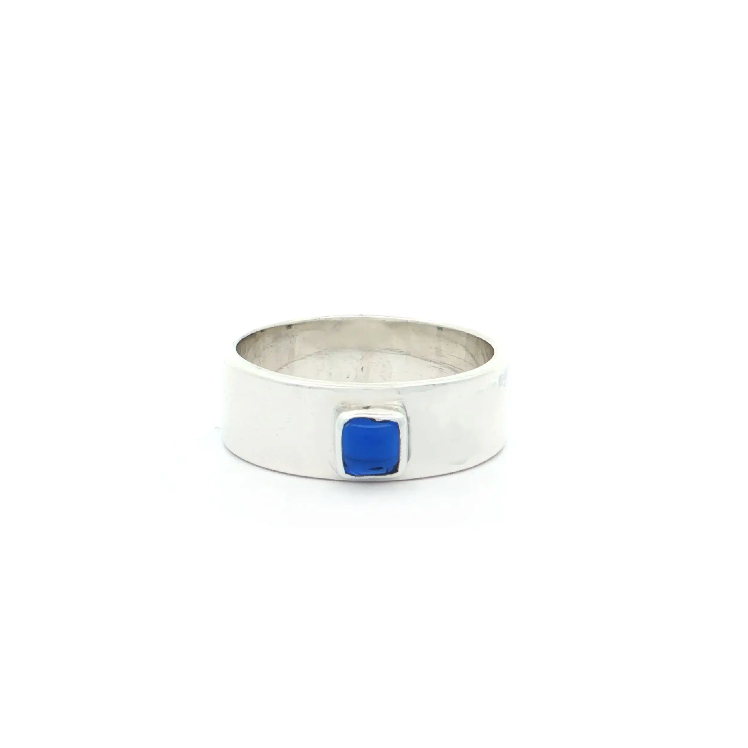 Ring Silber mit blauem Farbstein Ring Silber mit blauem Farbstein