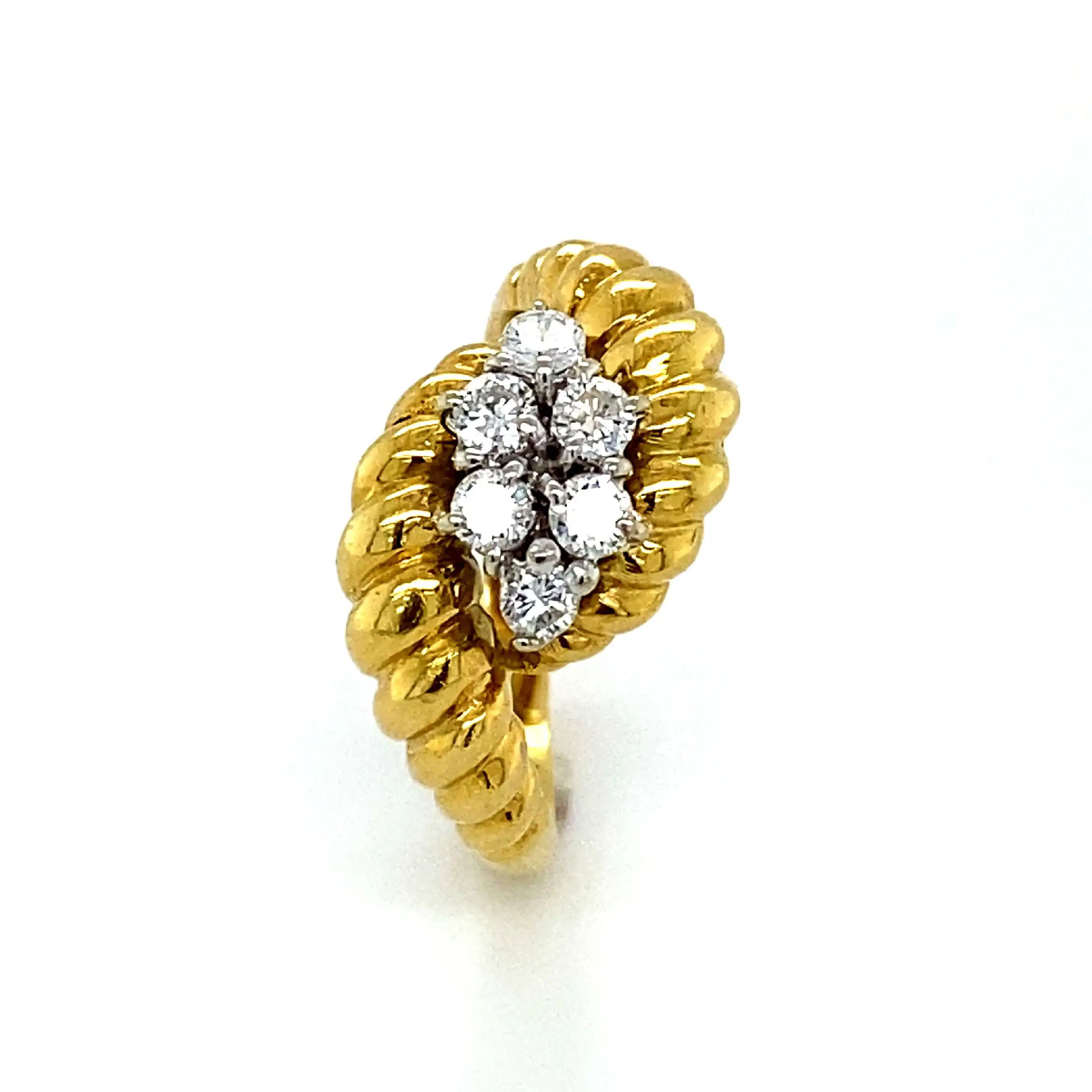 Ring Bicolor mit Brillanten Ring Bicolor mit Brillanten