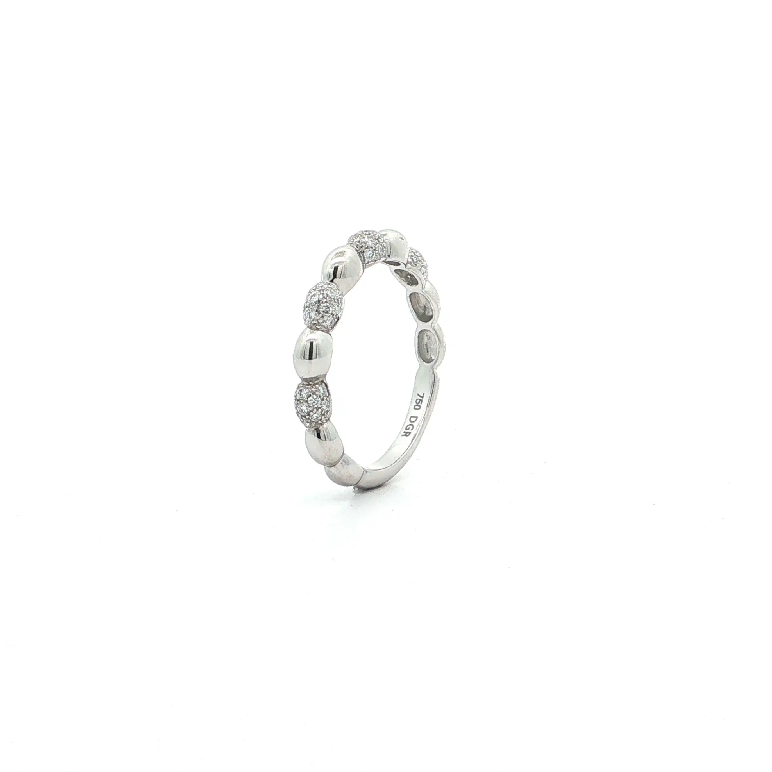 Ring Weißgold mit Brillanten 0,28ct. TW/SI
