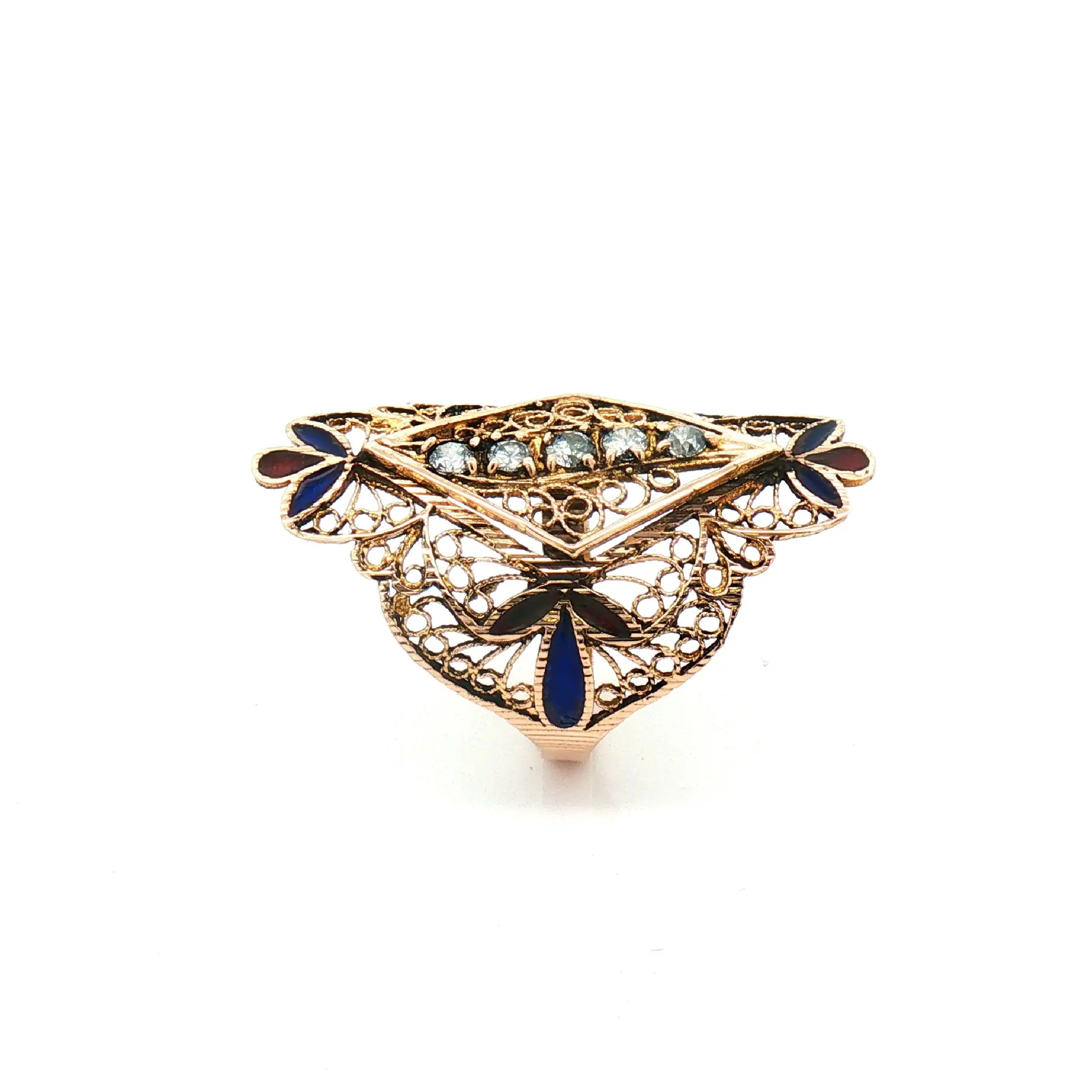 Ring Gelbgold mit Zirkonia Ring Gelbgold mit Zirkonia