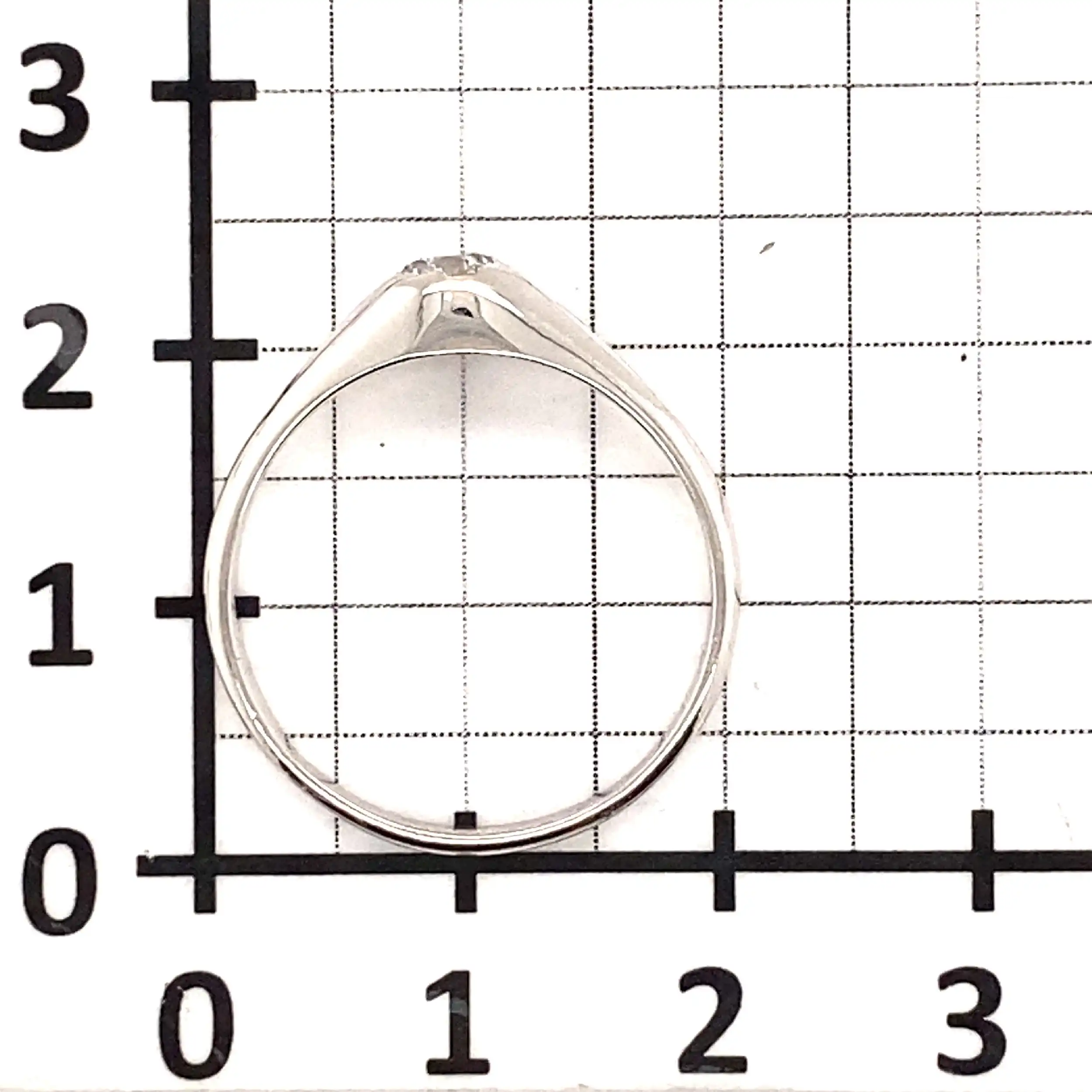 Ring Weißgold mit Brillant Solitär