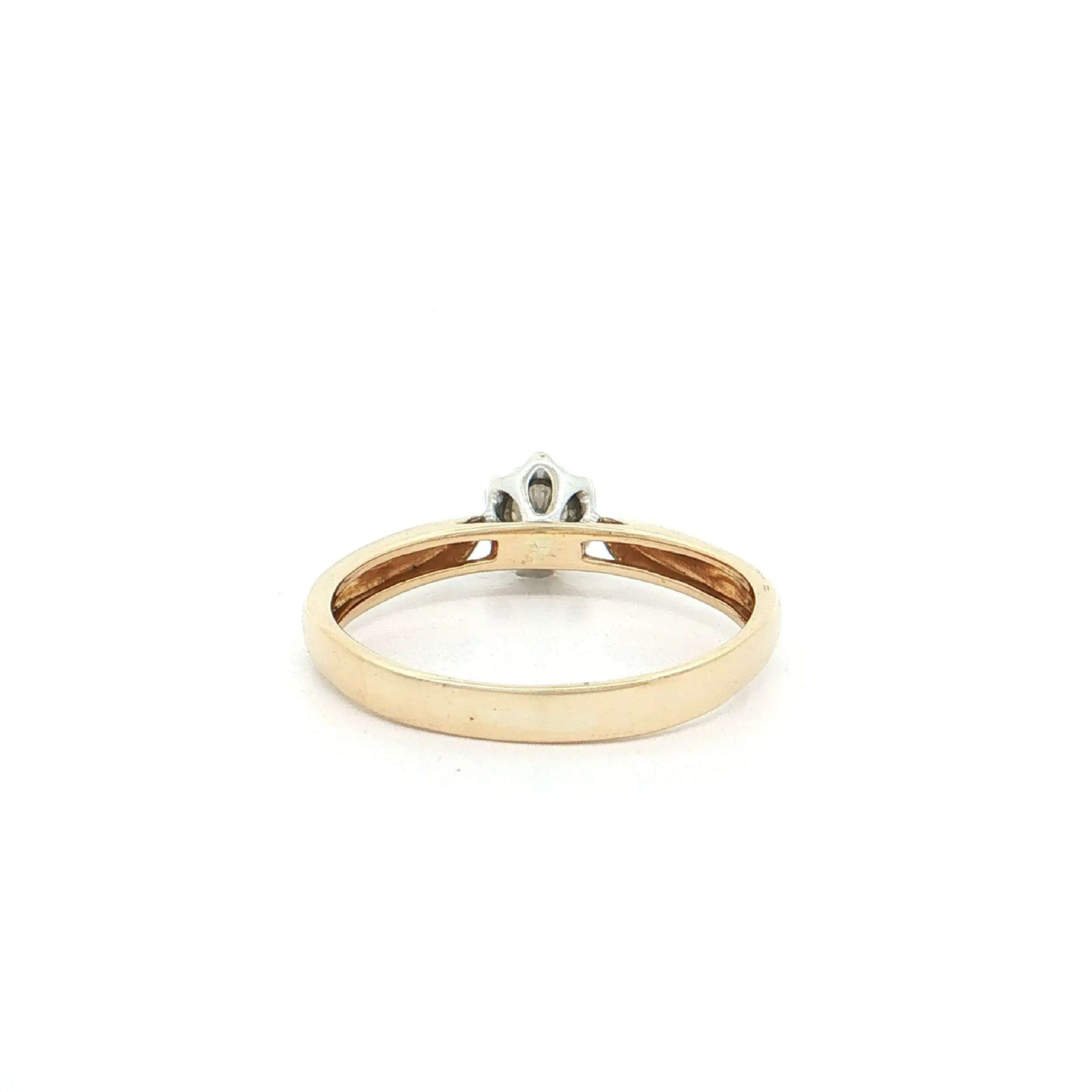 Ring Bicolor mit Brillant Ring Bicolor mit Brillant