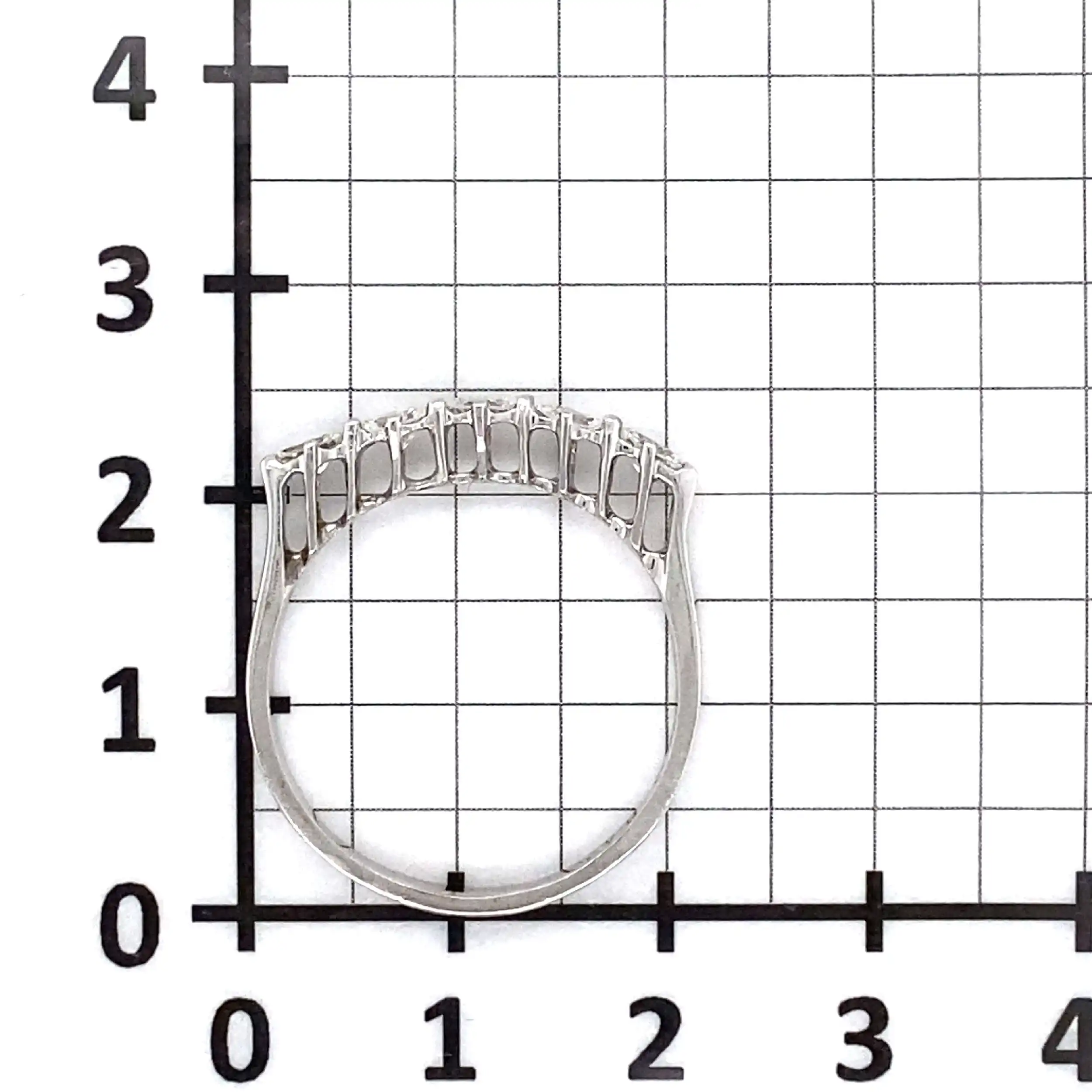 Ring Weißgold mit Brillanten, graviert mit 0,42ct Ring Weißgold mit Brillanten, graviert mit 0,42ct