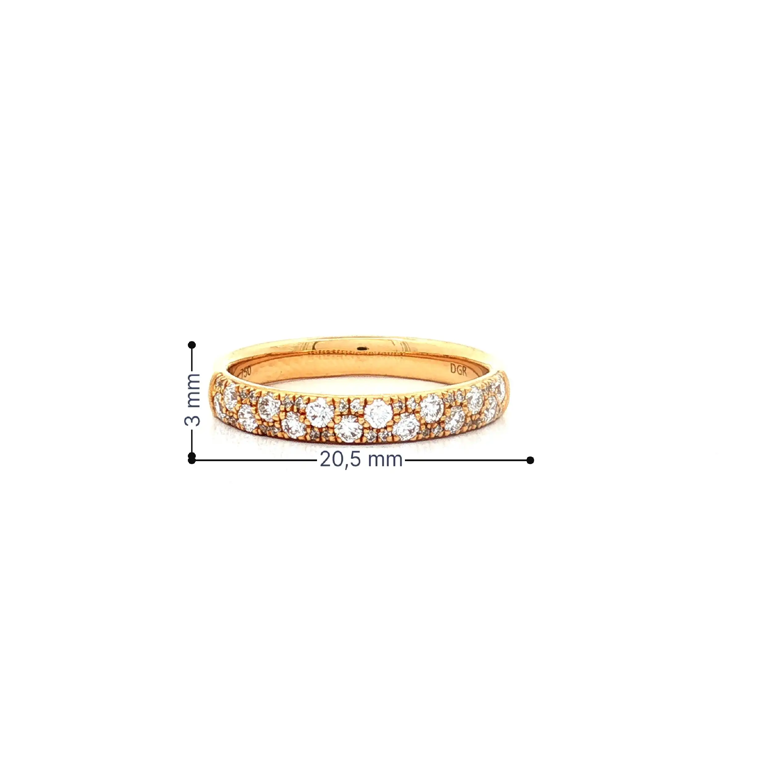 Ring Gelbgold mit Brillanten Ring Gelbgold mit Brillanten