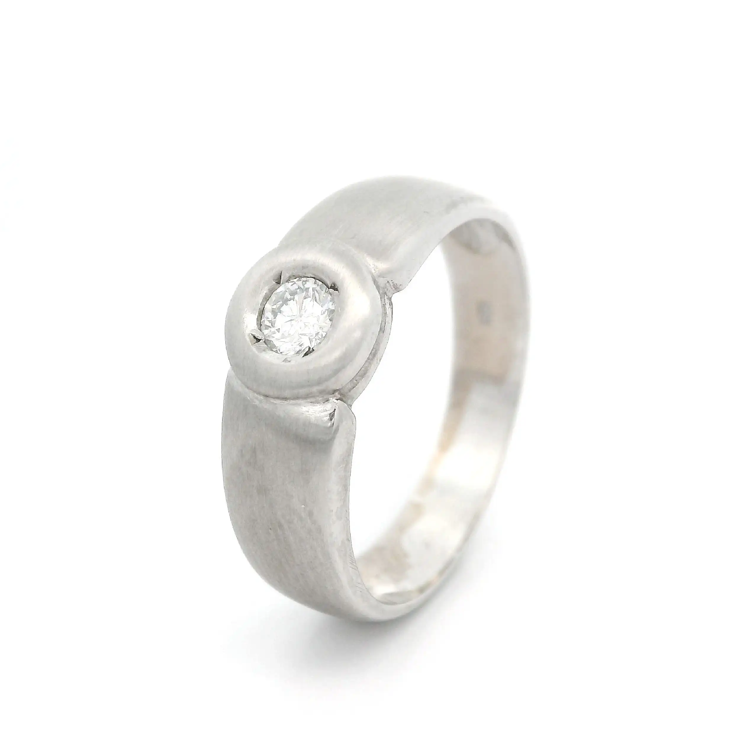 Ring Weißgold mit Brillant