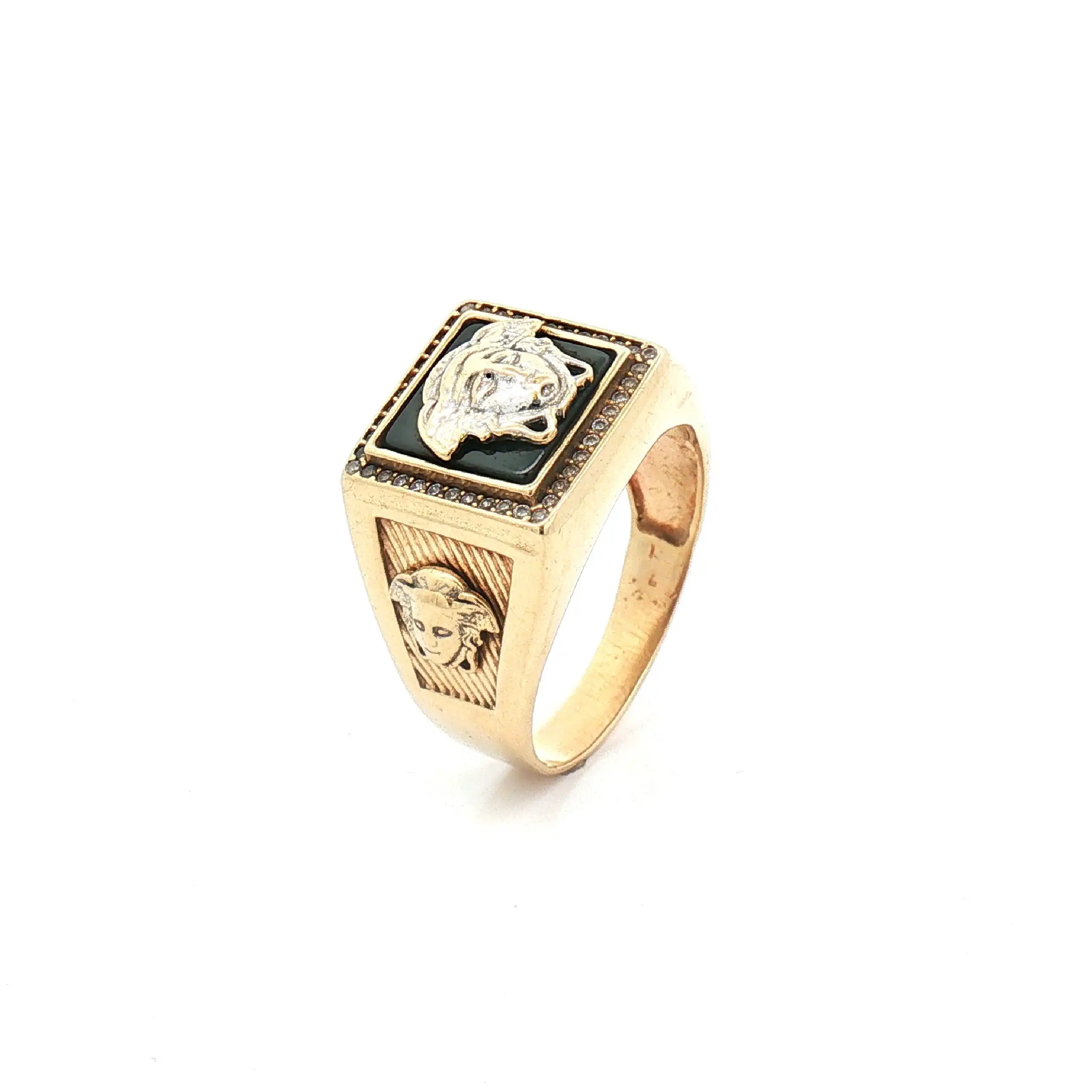 Ring Bicolor Medusa Kopf
