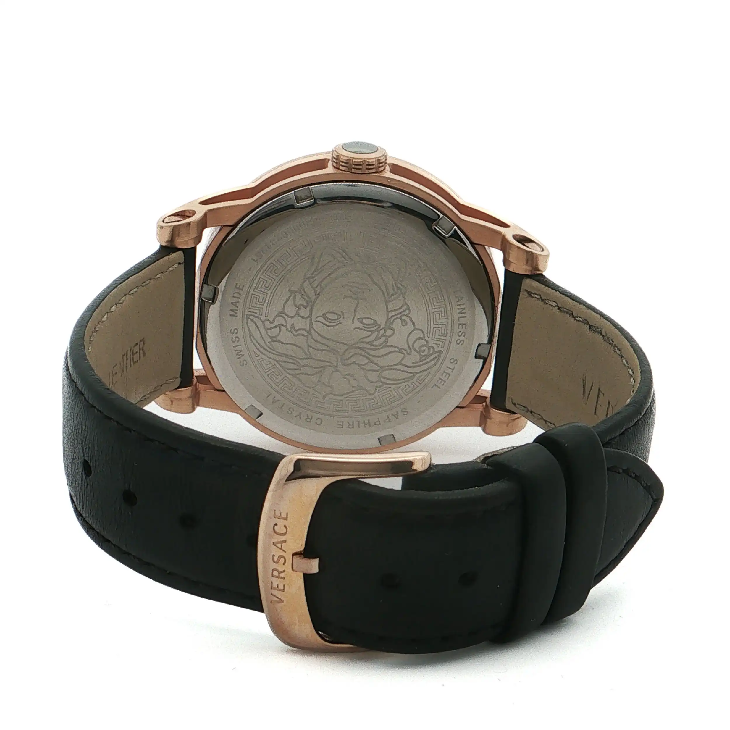 Herrenuhr Versace 43mm vergoldet verd01420 mit Box und Papieren
