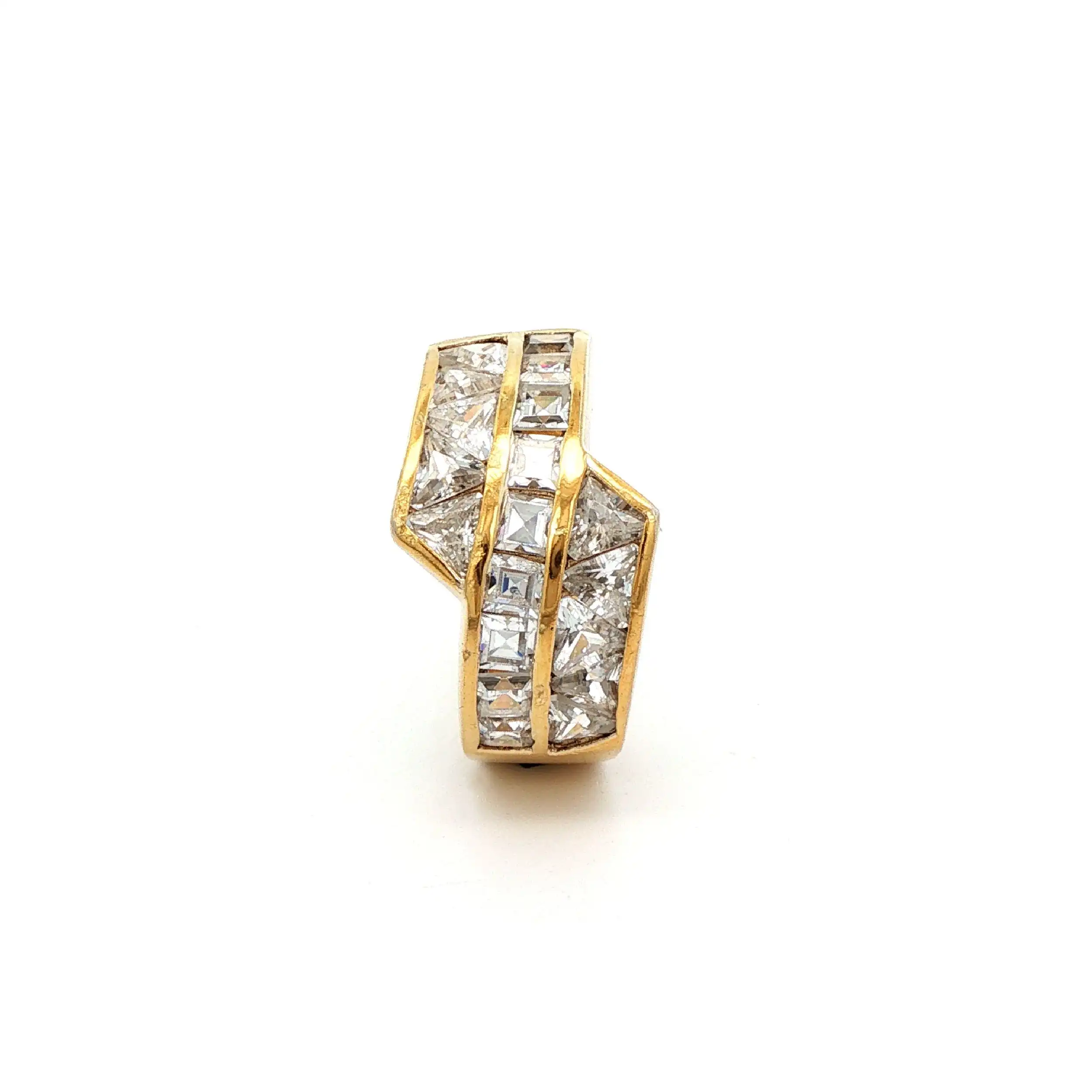 Ring Silber vergoldet mit Zirkonia Ring Silber vergoldet mit Zirkonia