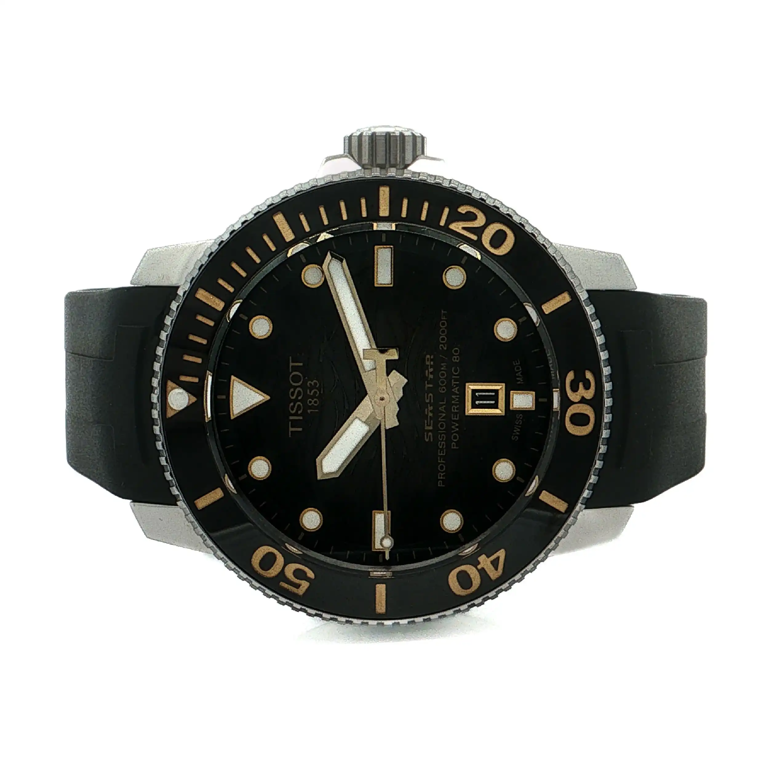 Herrenuhr Tissot SeaStar Powermatic 80 Ref.T120607 mit Box und Papieren Herrenuhr Tissot SeaStar Powermatic 80 Ref.T120607 mit Box und Papieren