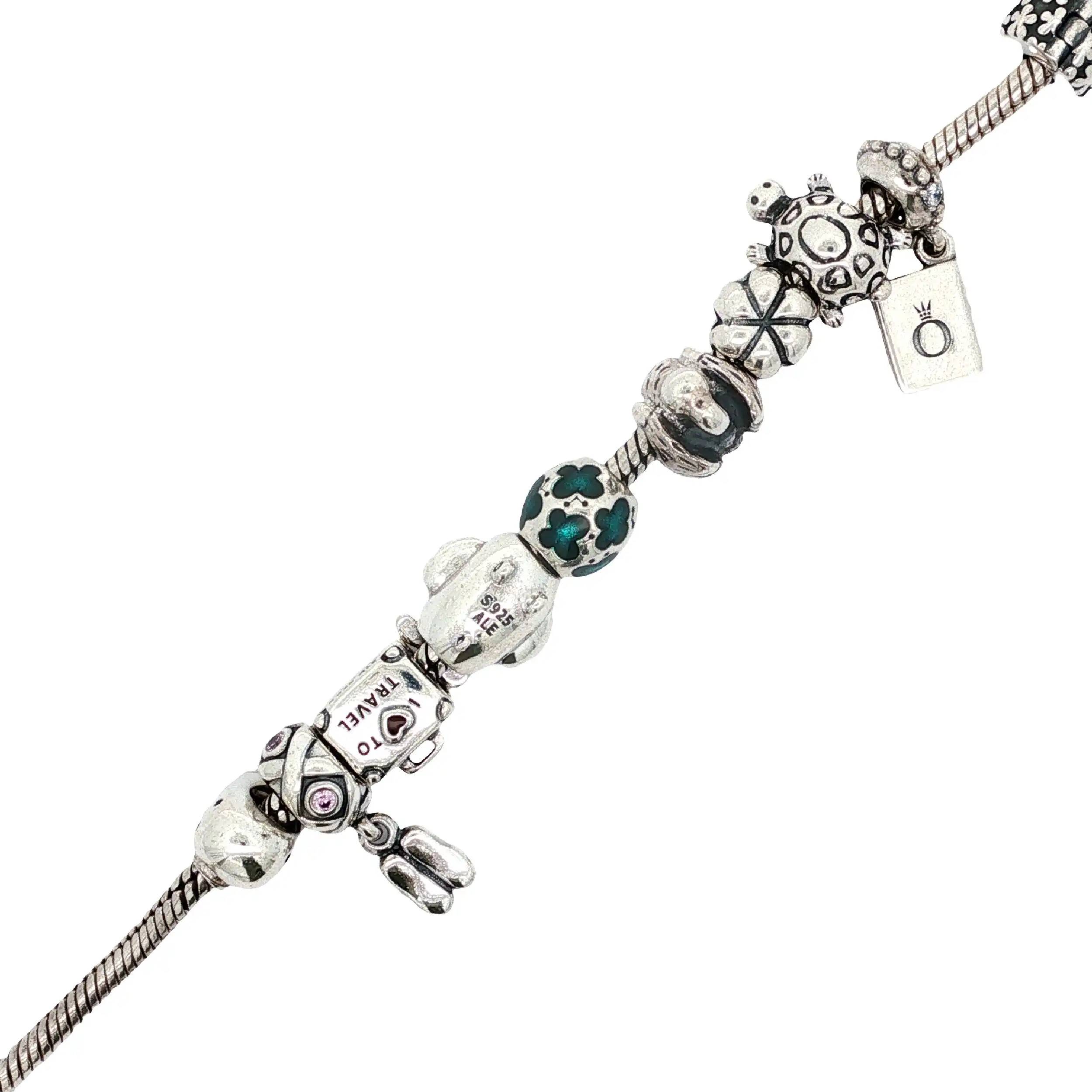 Pandora Armband Silber mit 12 Charms Pandora Armband Silber mit 12 Charms