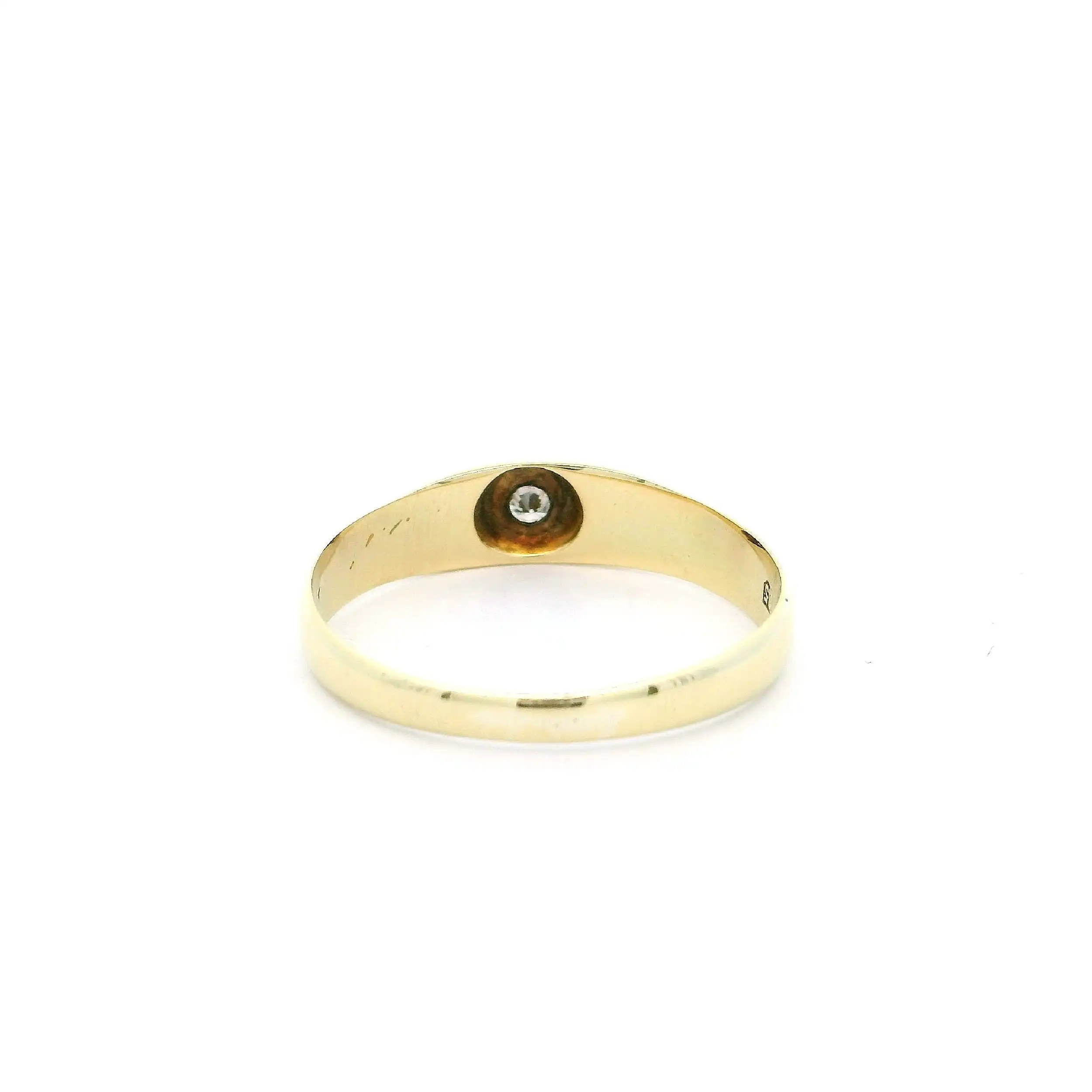 Ring Gelbgold mit Brillant