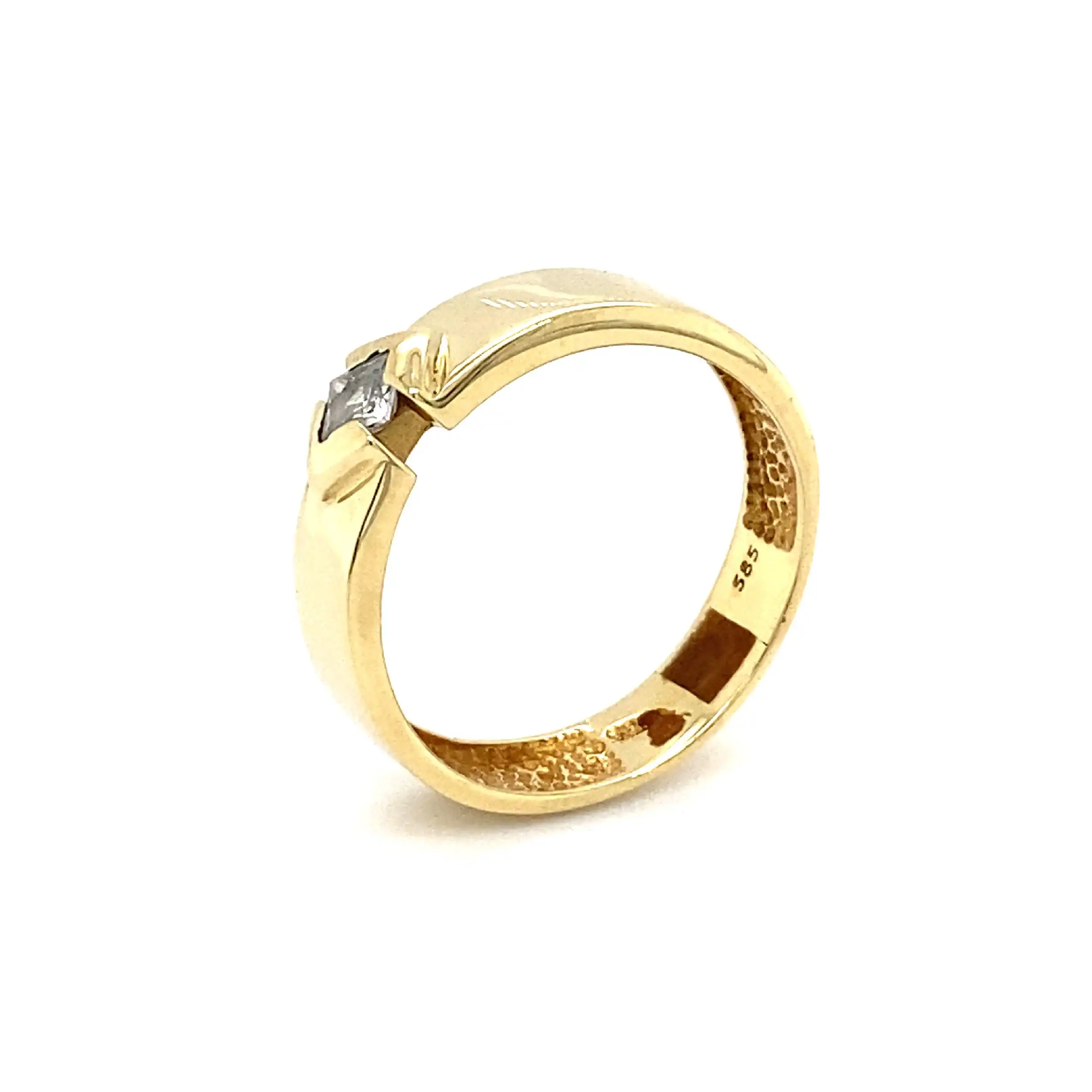 Ring Gelbgold mit Zirkonia