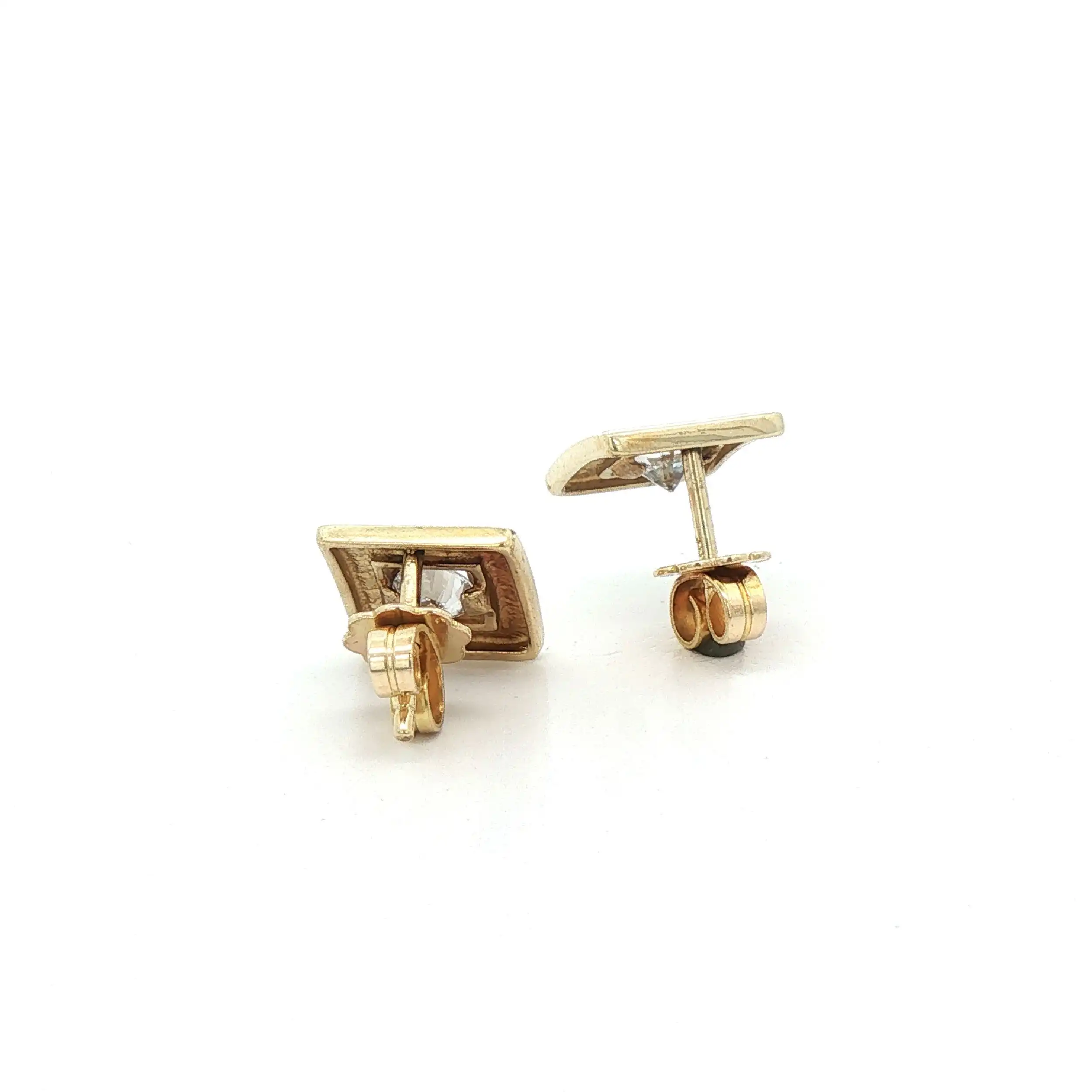 Ohrstecker Gelbgold mit Zirkonia Ohrstecker Gelbgold mit Zirkonia