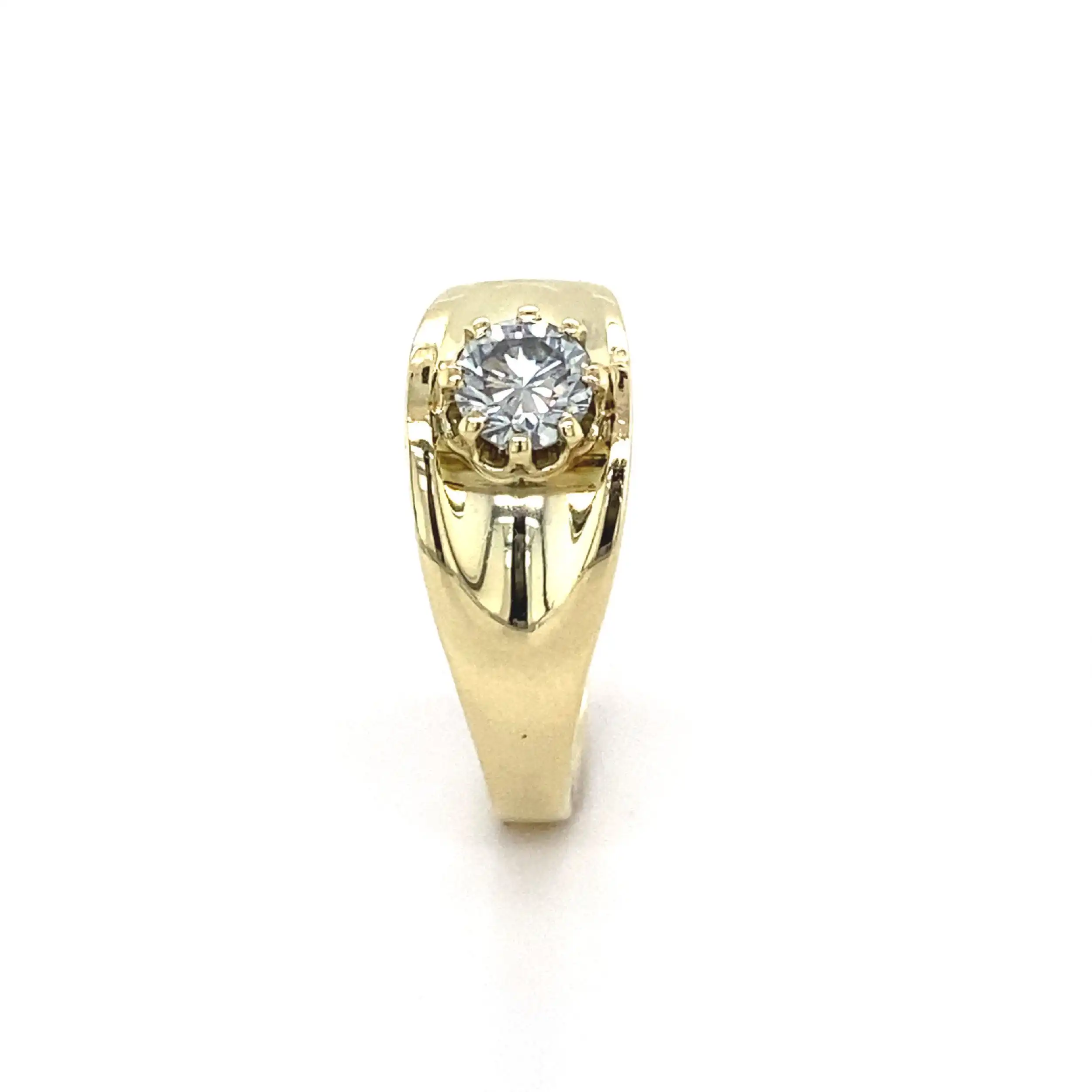 Ring Gelbgold mit Brillant Ring Gelbgold mit Brillant