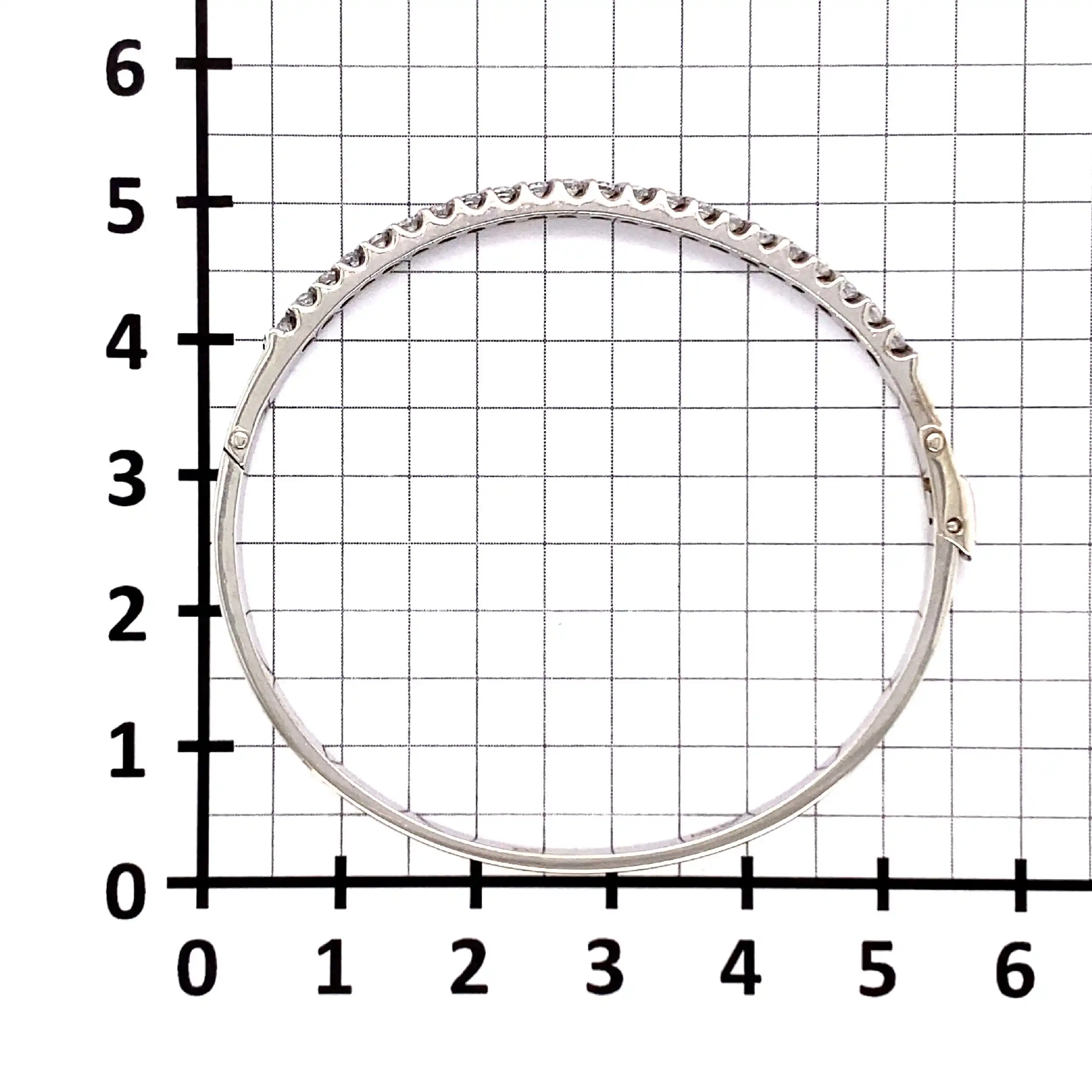 Armreif Weißgold mit Zirkonia
