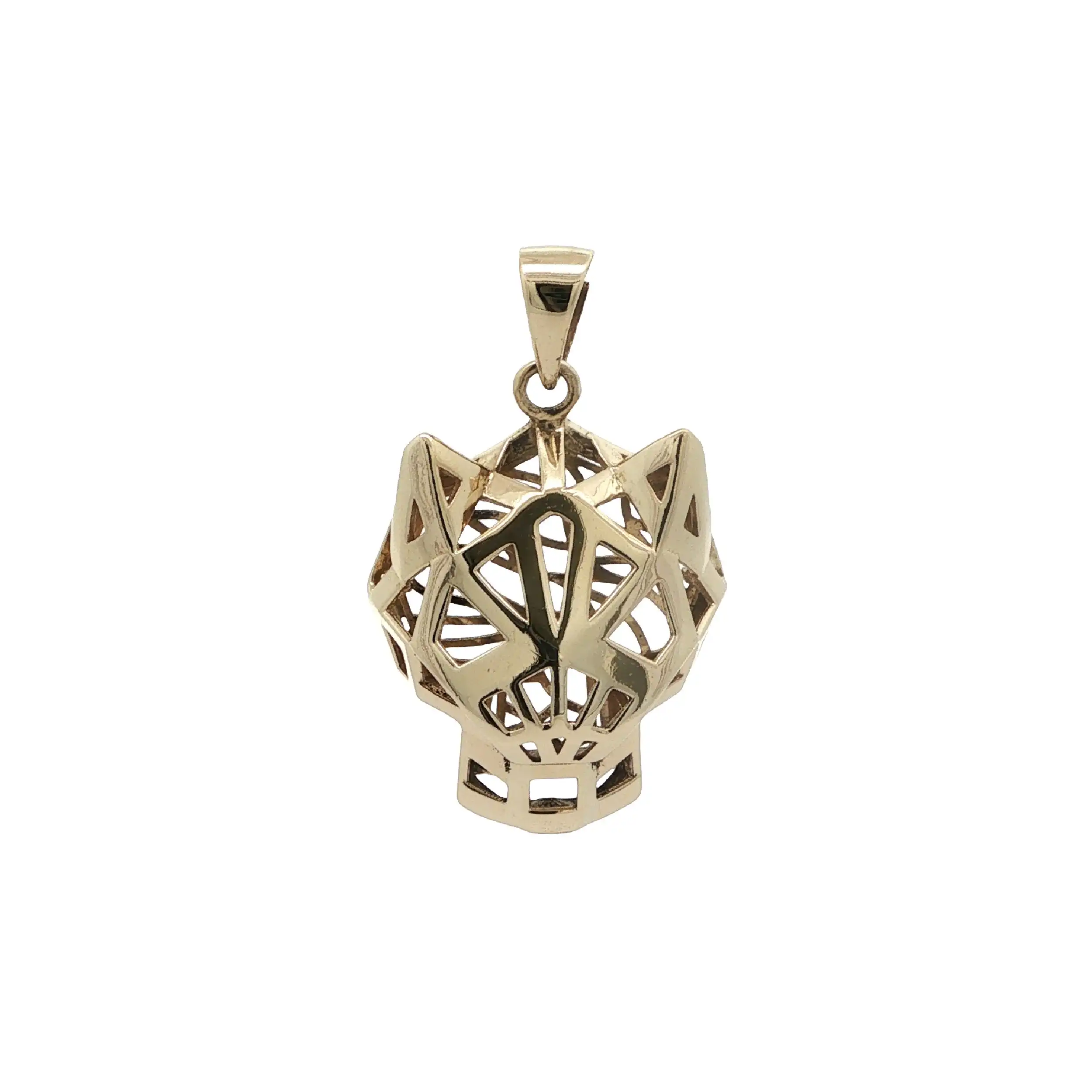 Anhänger Gelbgold Pantherkopf