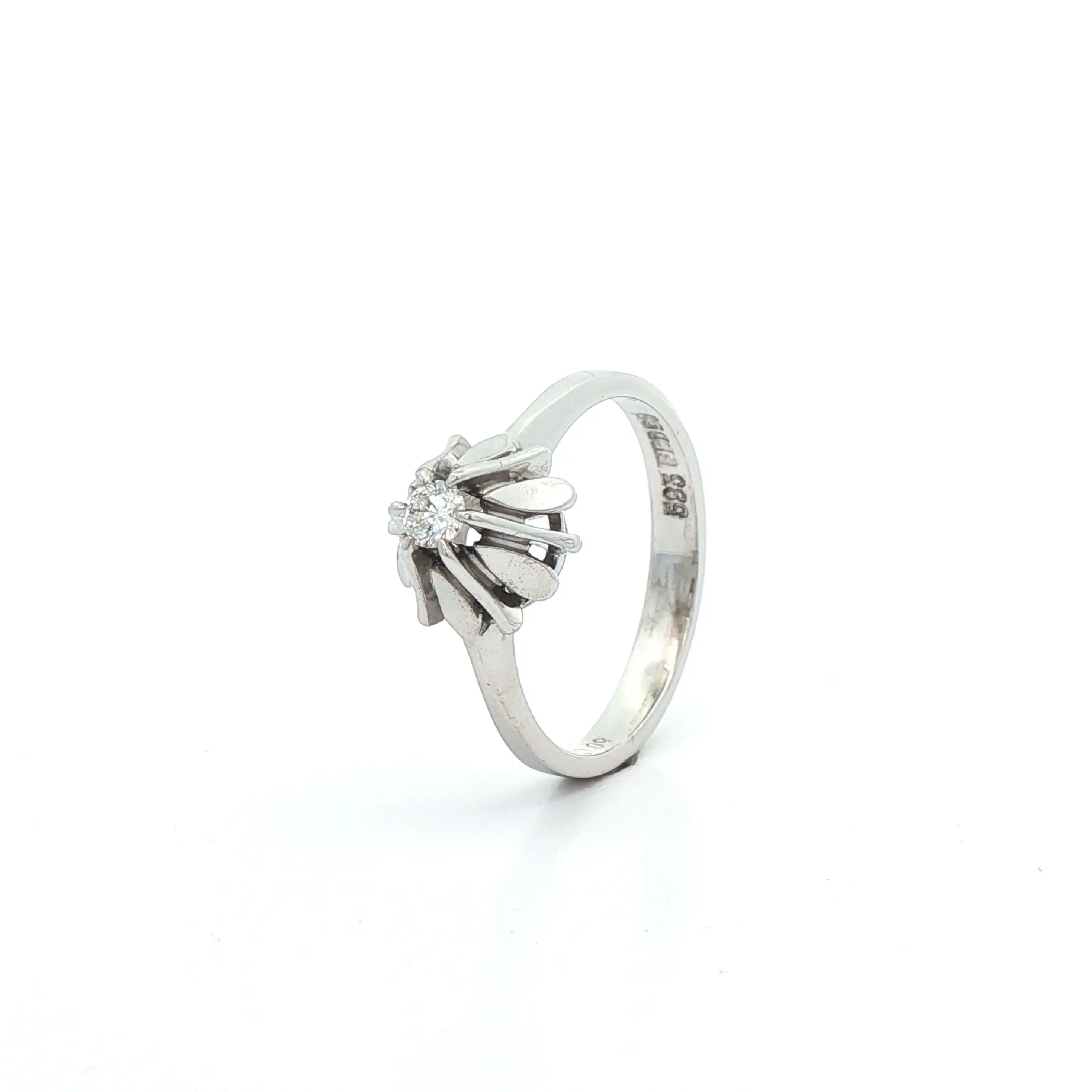 Ring weißgold mit Brillant