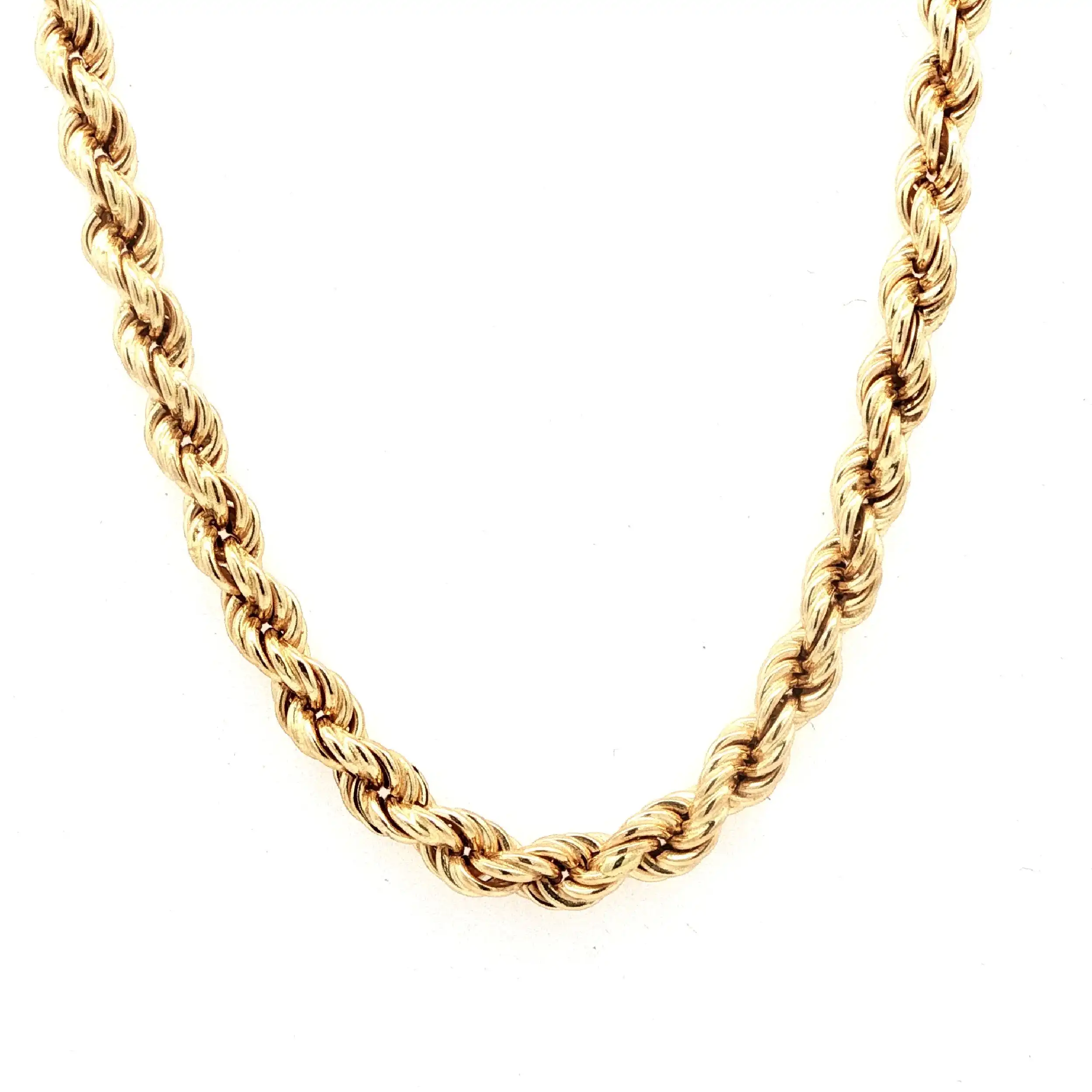 Kordelkette Gelbgold
