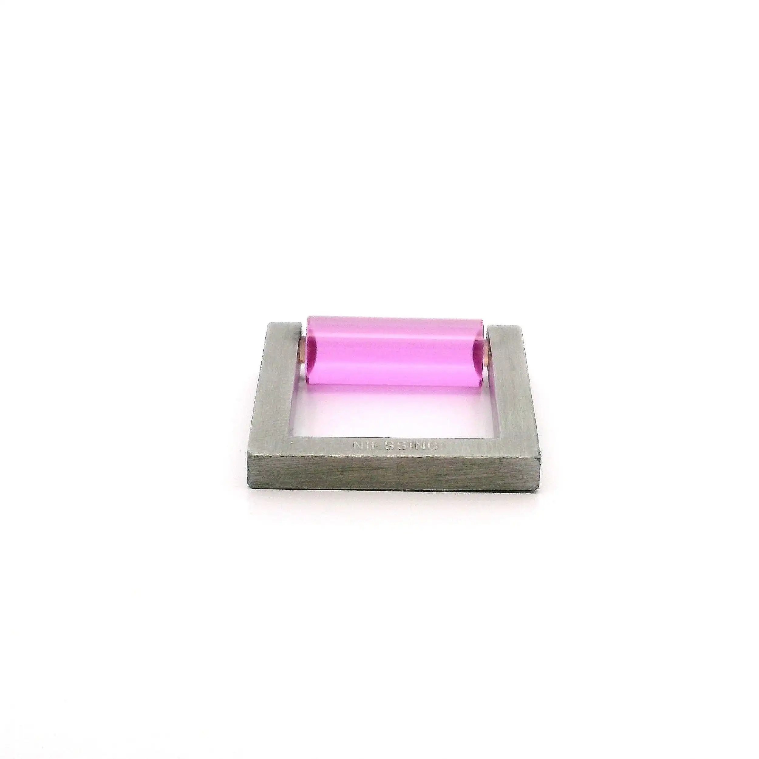 Ring Edelstahl Niessing mit synthetischem Rubin Ring Edelstahl Niessing mit synthetischem Rubin