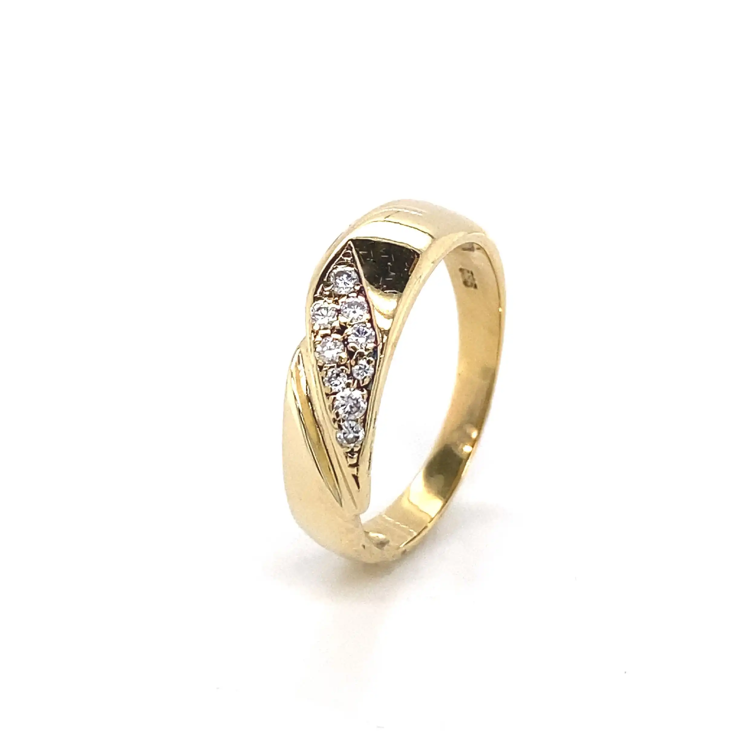 Ring Gelbgold mit Brillanten