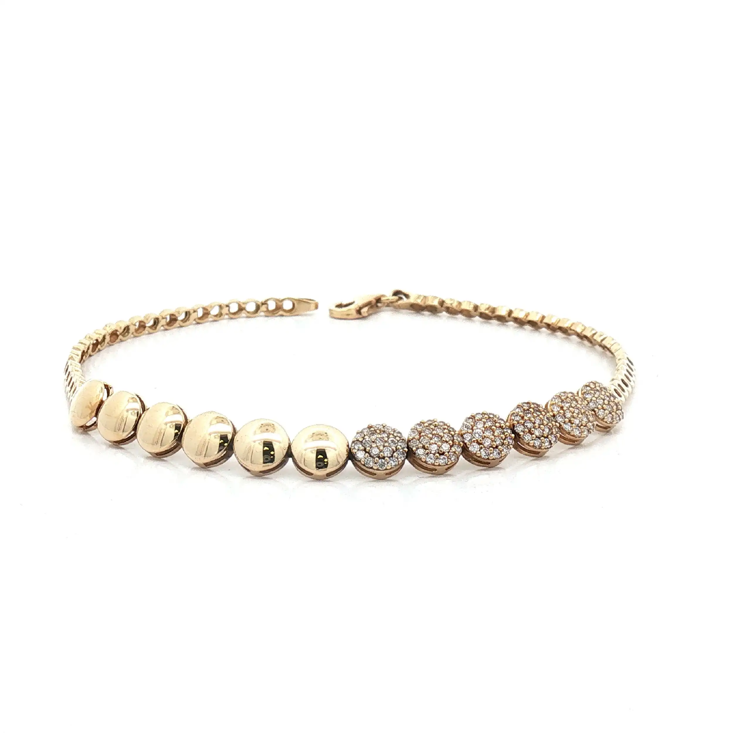 Armband Gelbgold mit Zirkonia