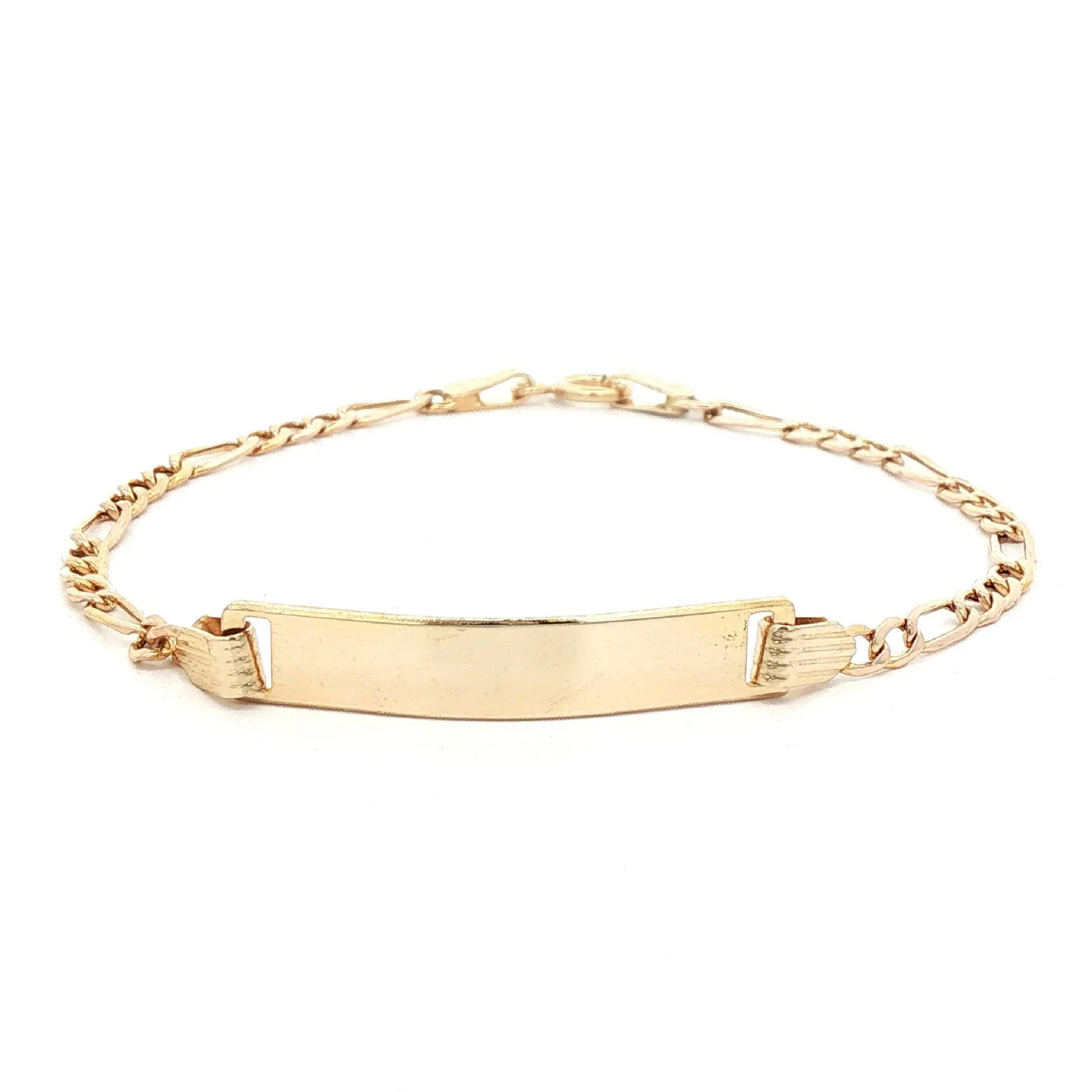 Kinderidentarmband Gelbgold