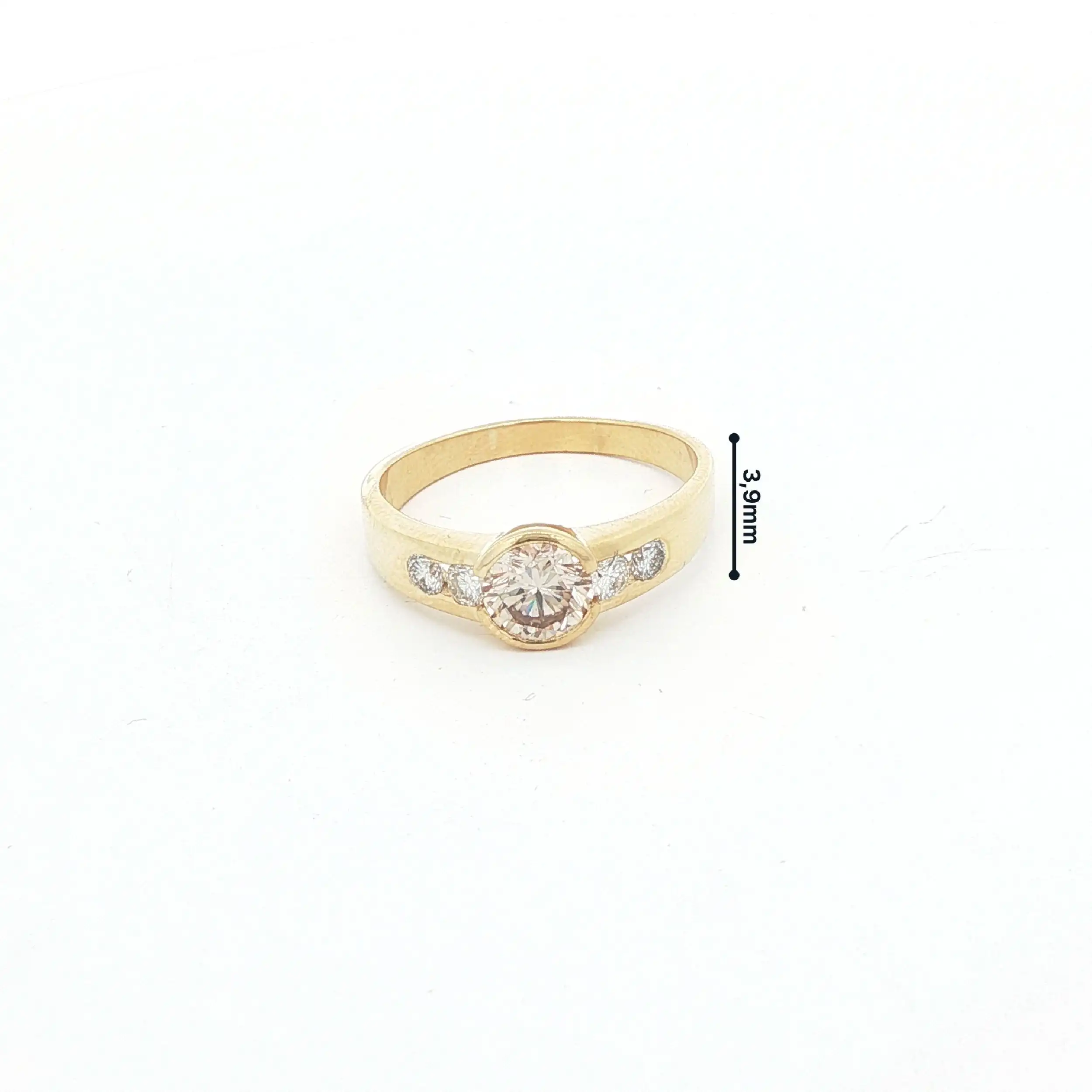 Ring Gelbgold mit Brillanten