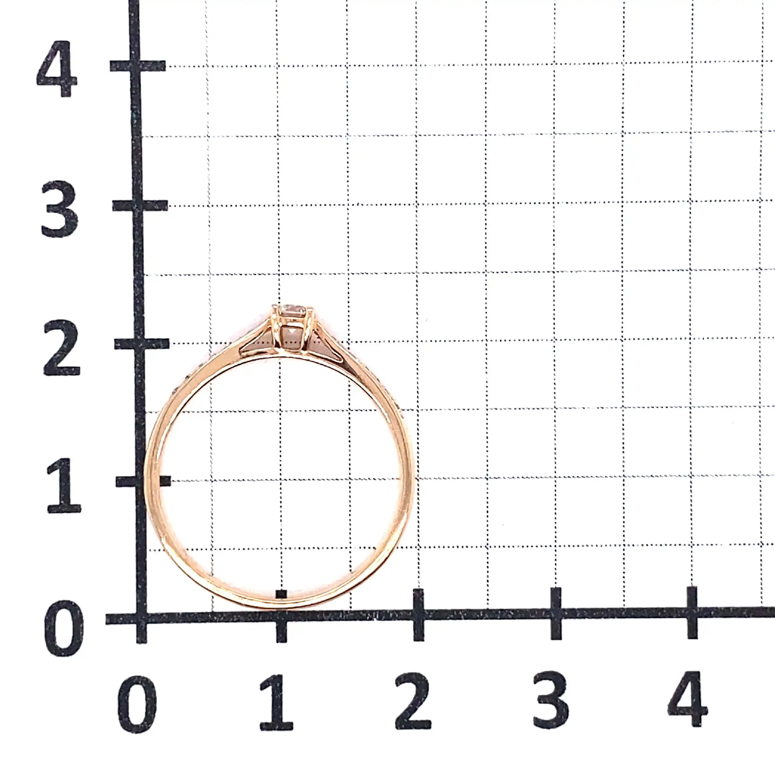 Ring Rotgold mit Brillanten Ring Rotgold mit Brillanten